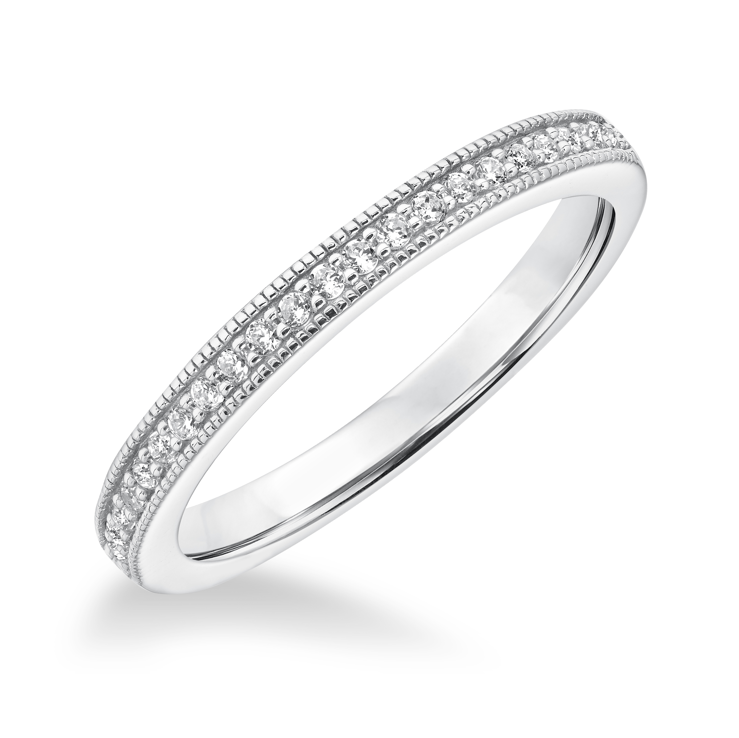 Diamond Milgrain Wedding Band to match 31-10032