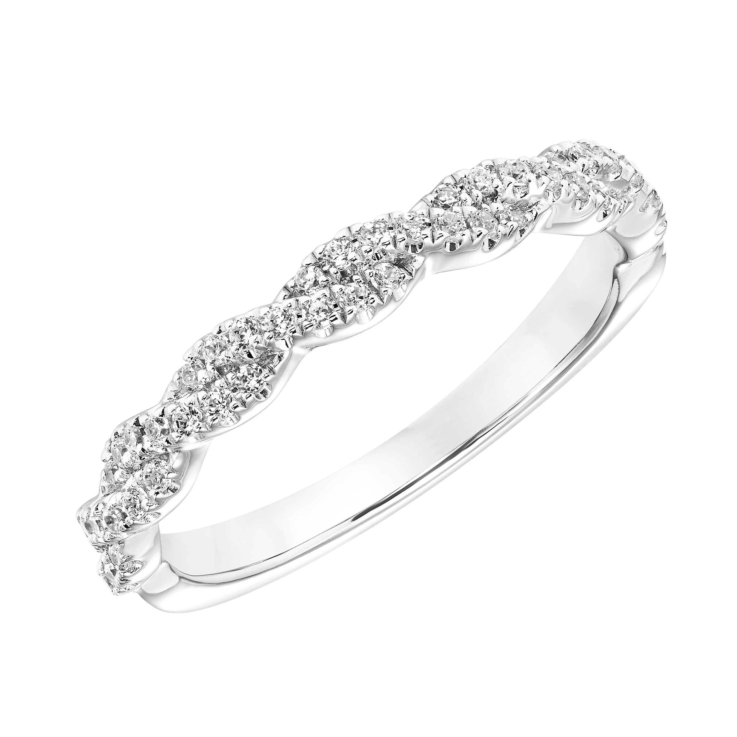 Diamond Twisted Wedding Band to Match 31-11046