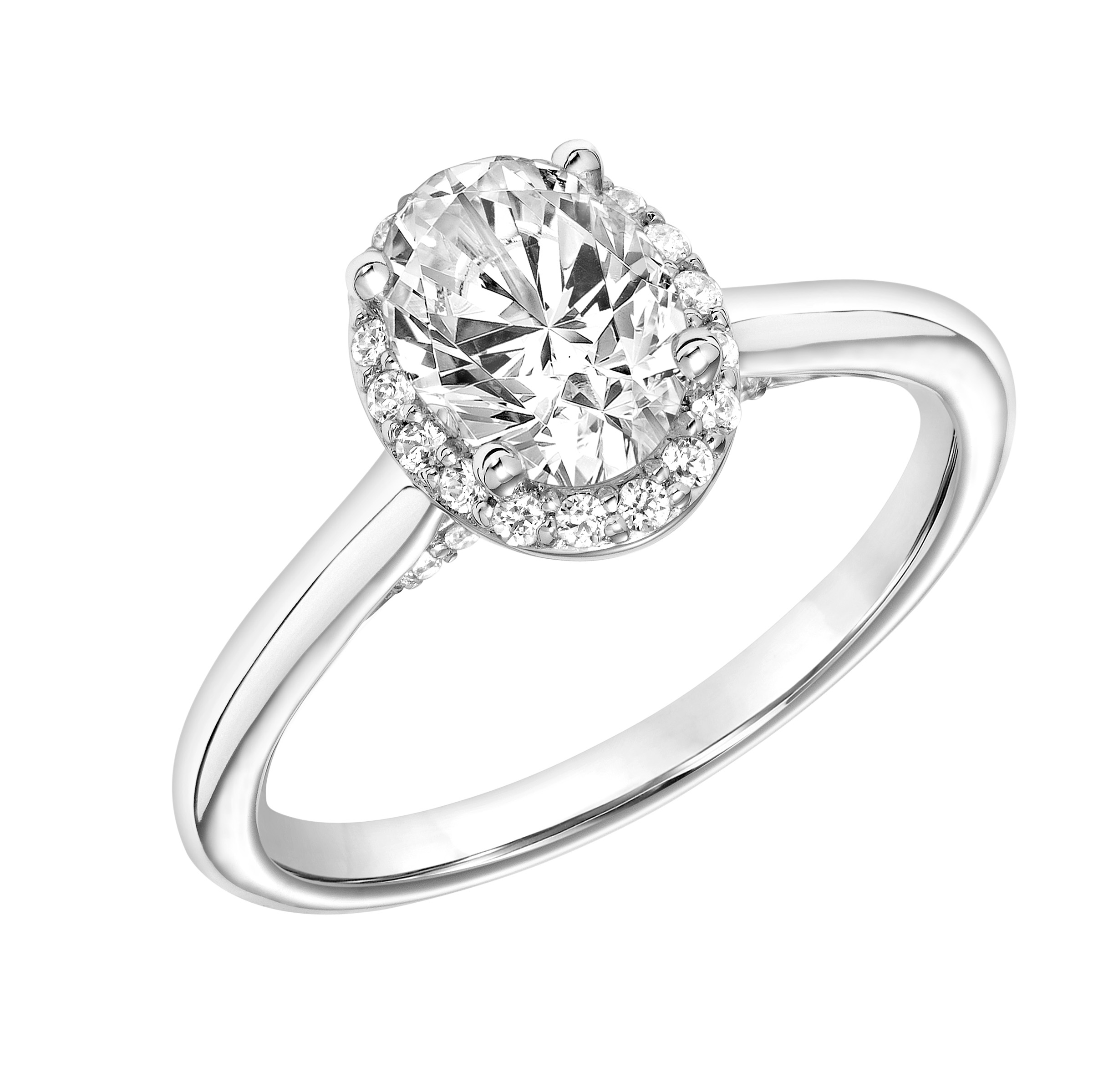 Classic Halo Engagement Ring