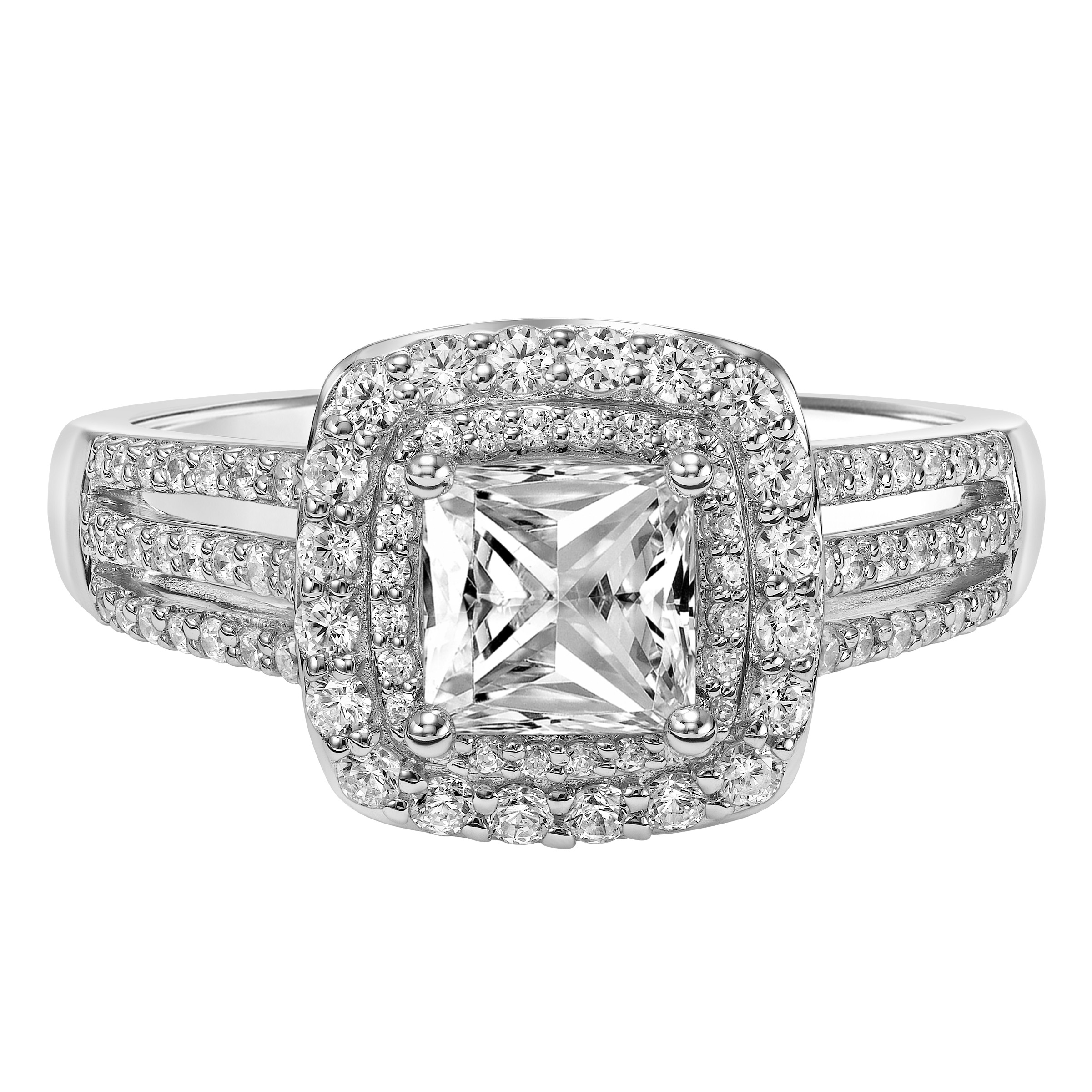 Classic Complete Love Halo Engagement Ring