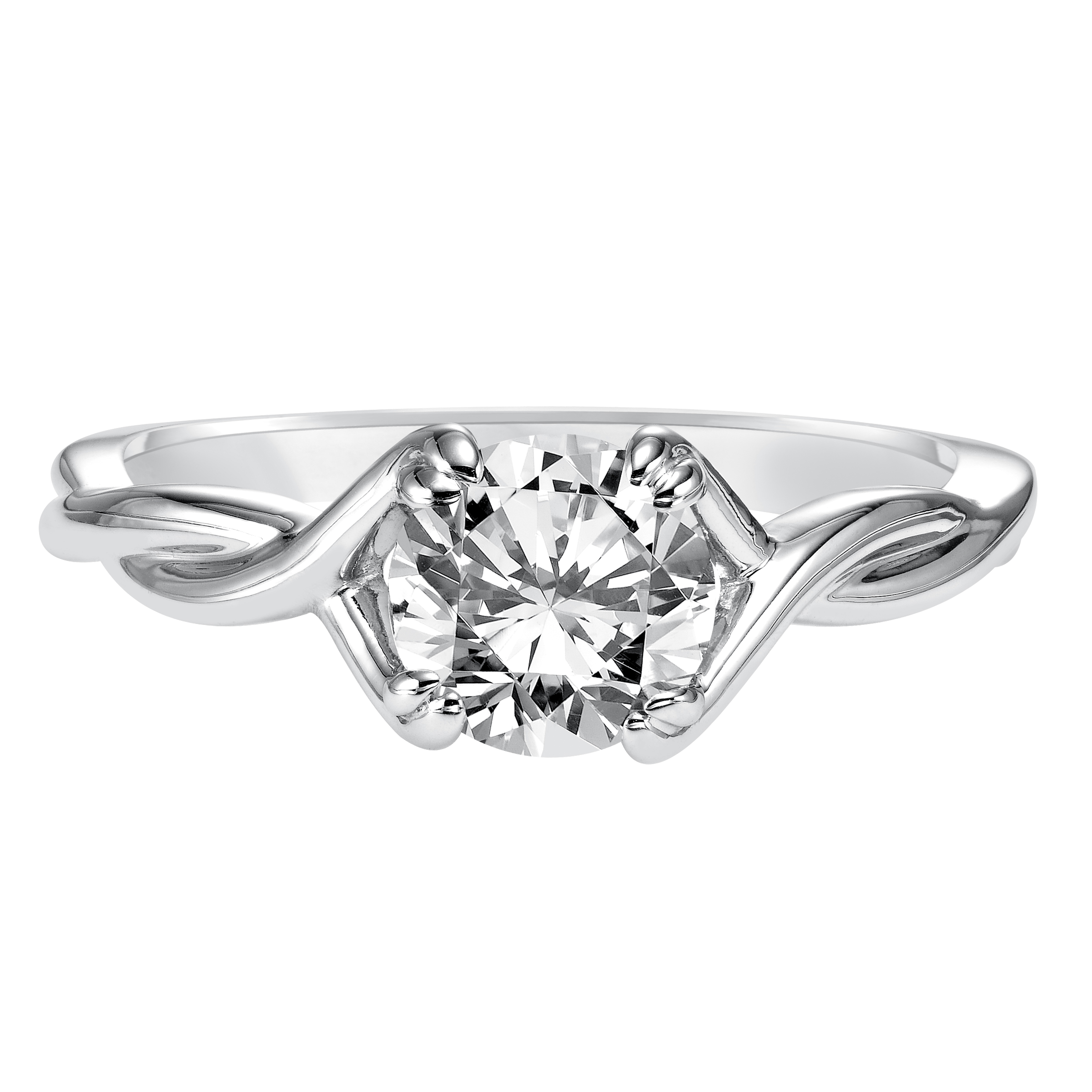 Contemporary Solitaire Engagement Ring