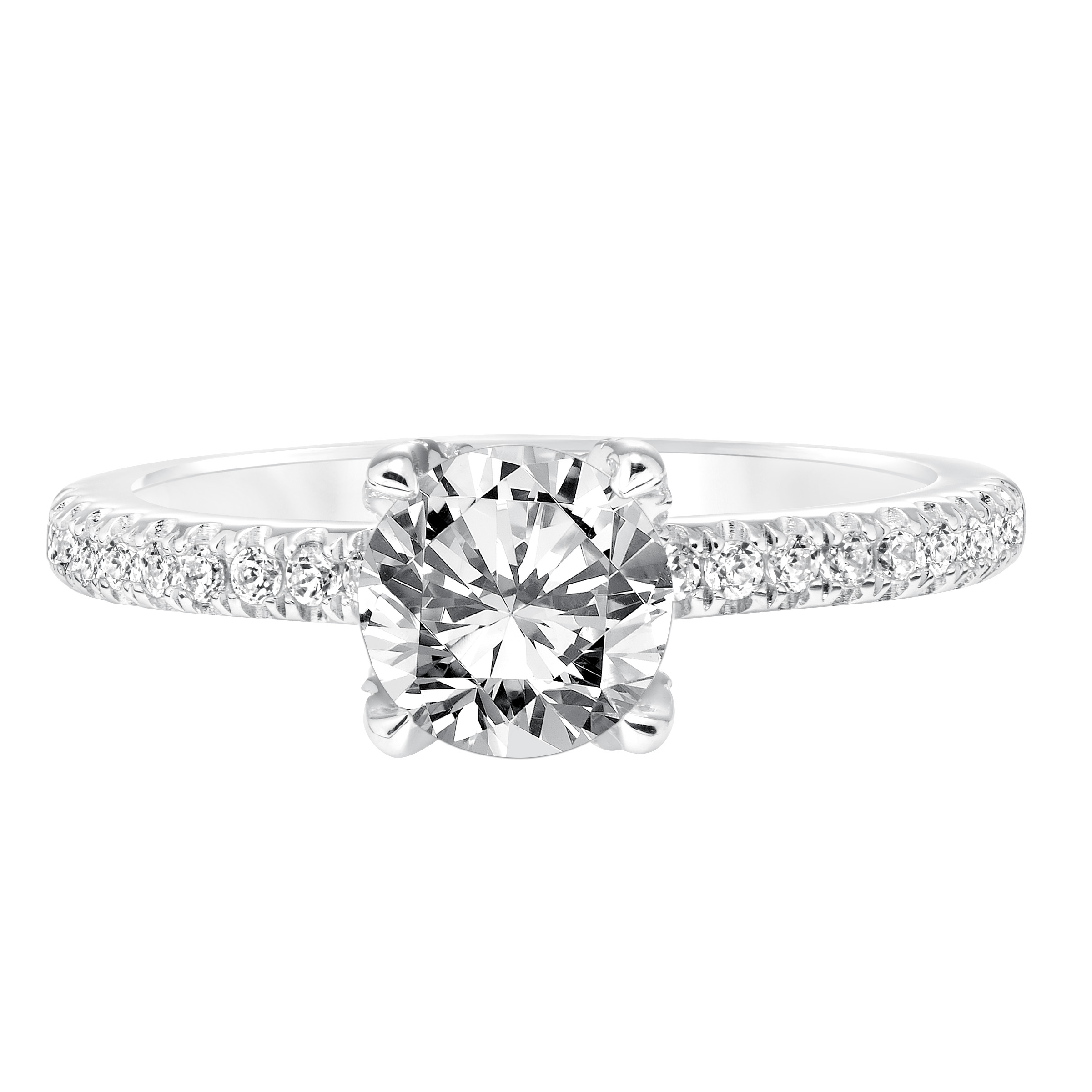 Classic Diamond Prong Set Engagement Ring