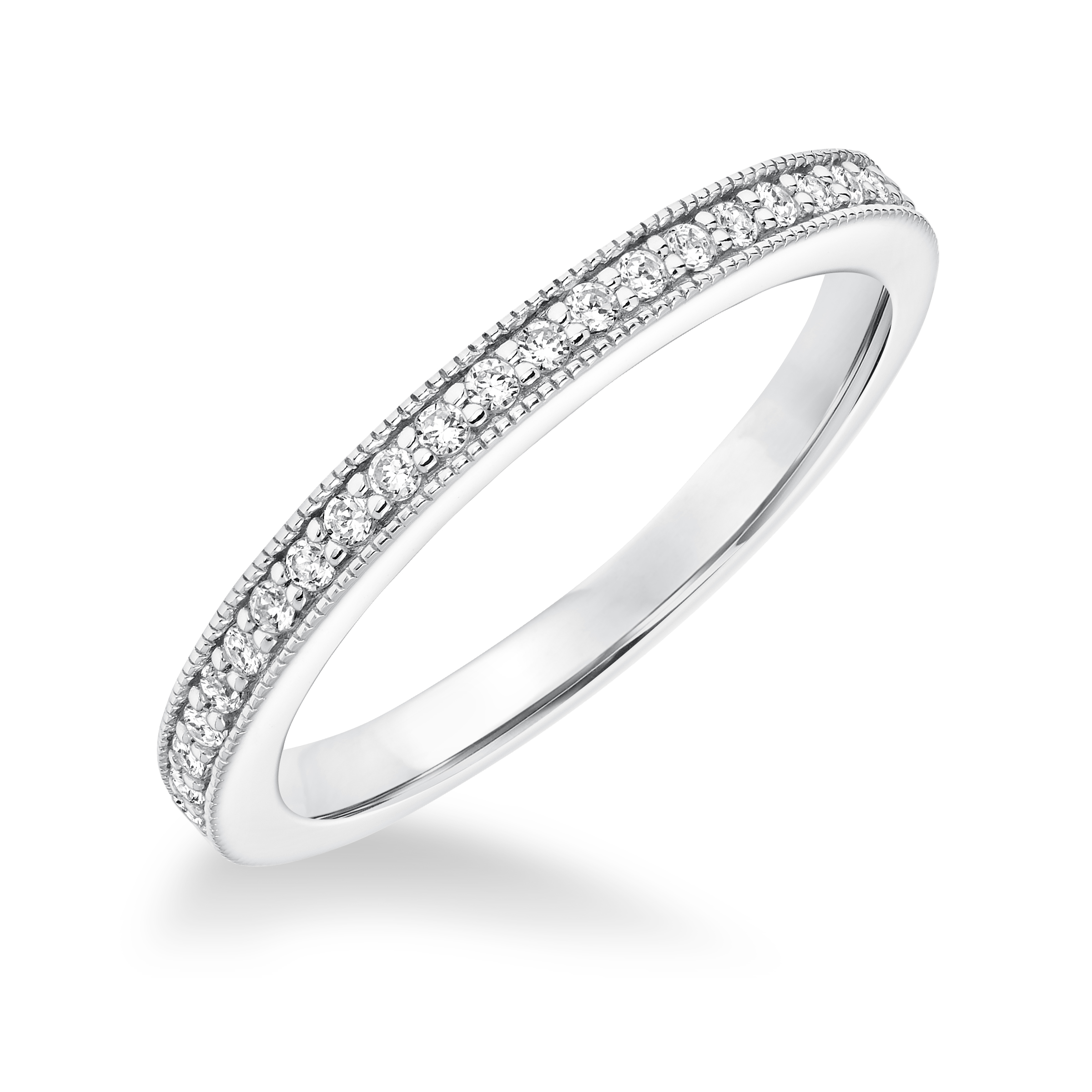 Diamond Milgrain Wedding Band to match 31-10023