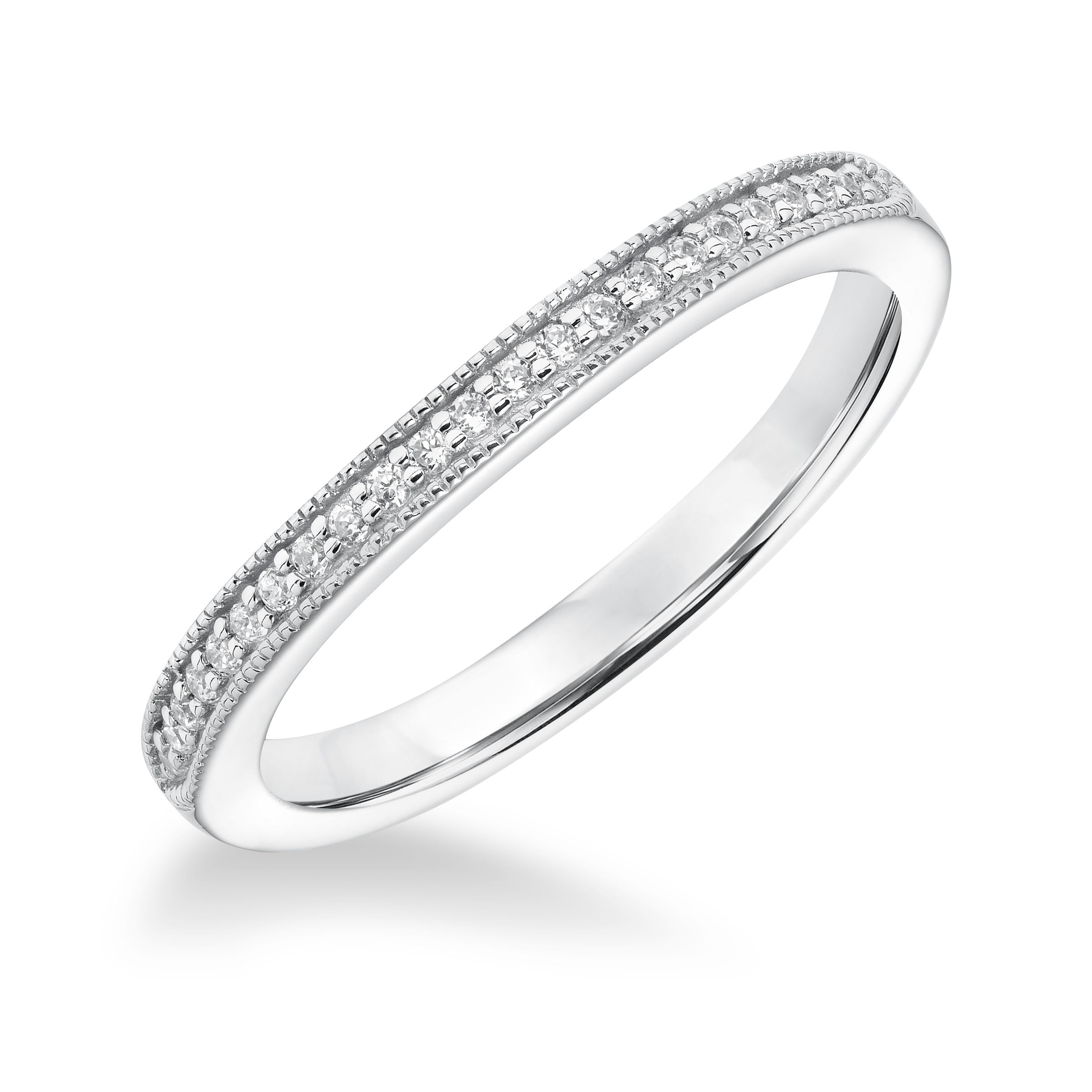 Diamond Milgrain Wedding Band to match 31-10024
