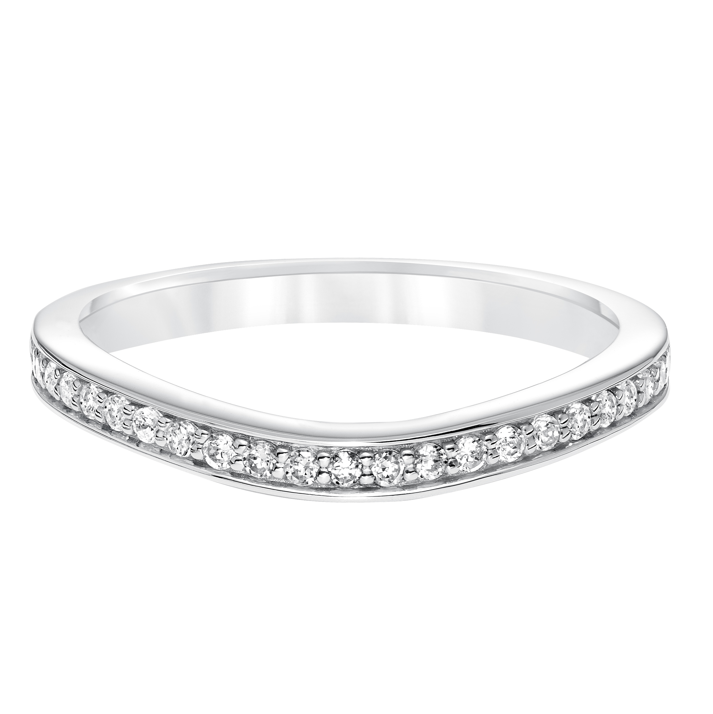 Diamond Engraved Milgrain Wedding Band to Match 31-10047