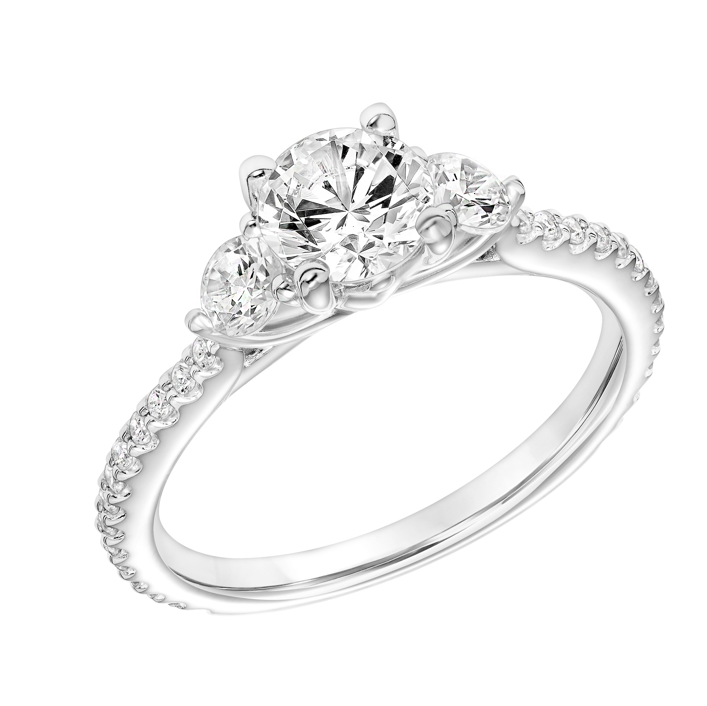Classic 3-Stone Engagement Ring
