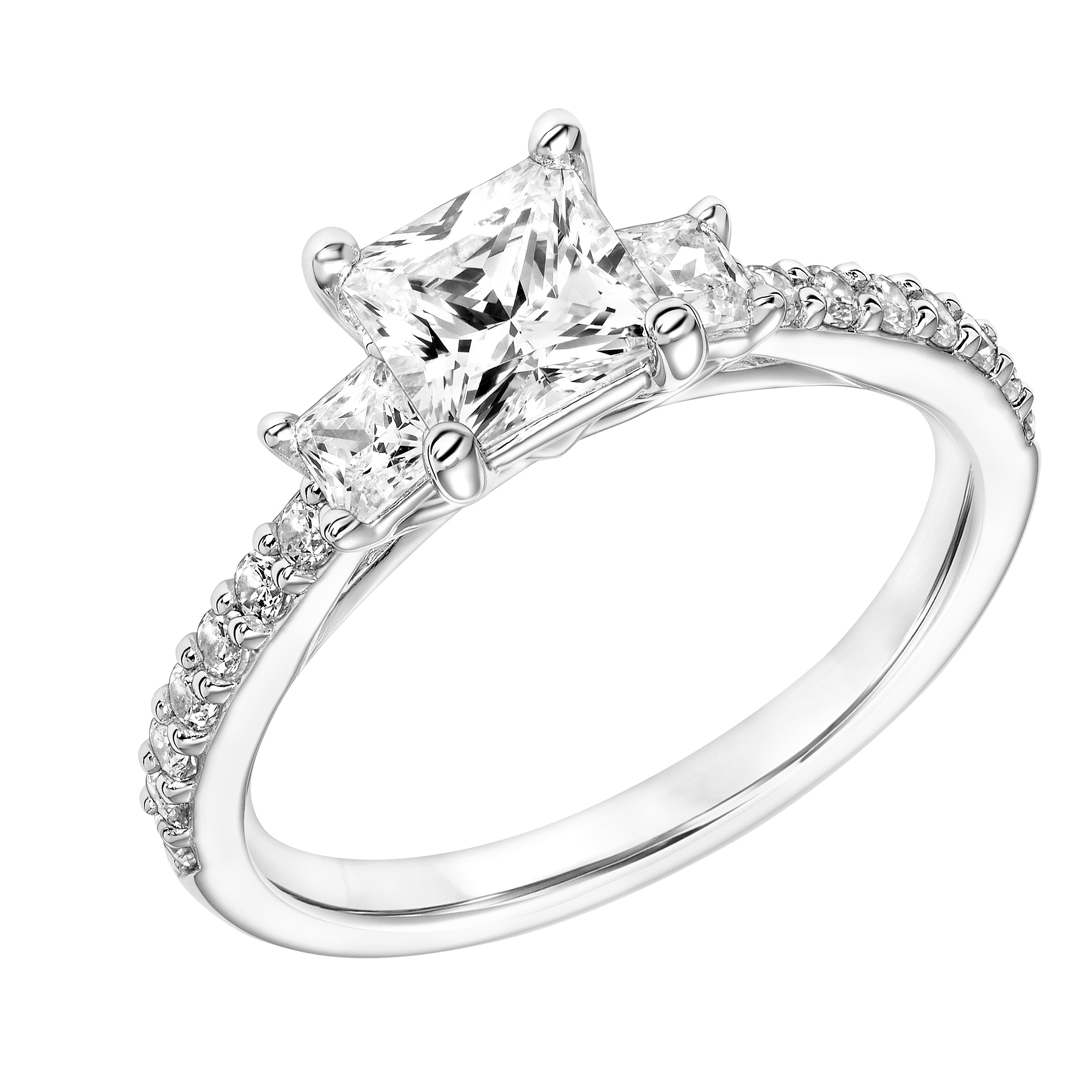 Classic 3-Stone Engagement Ring