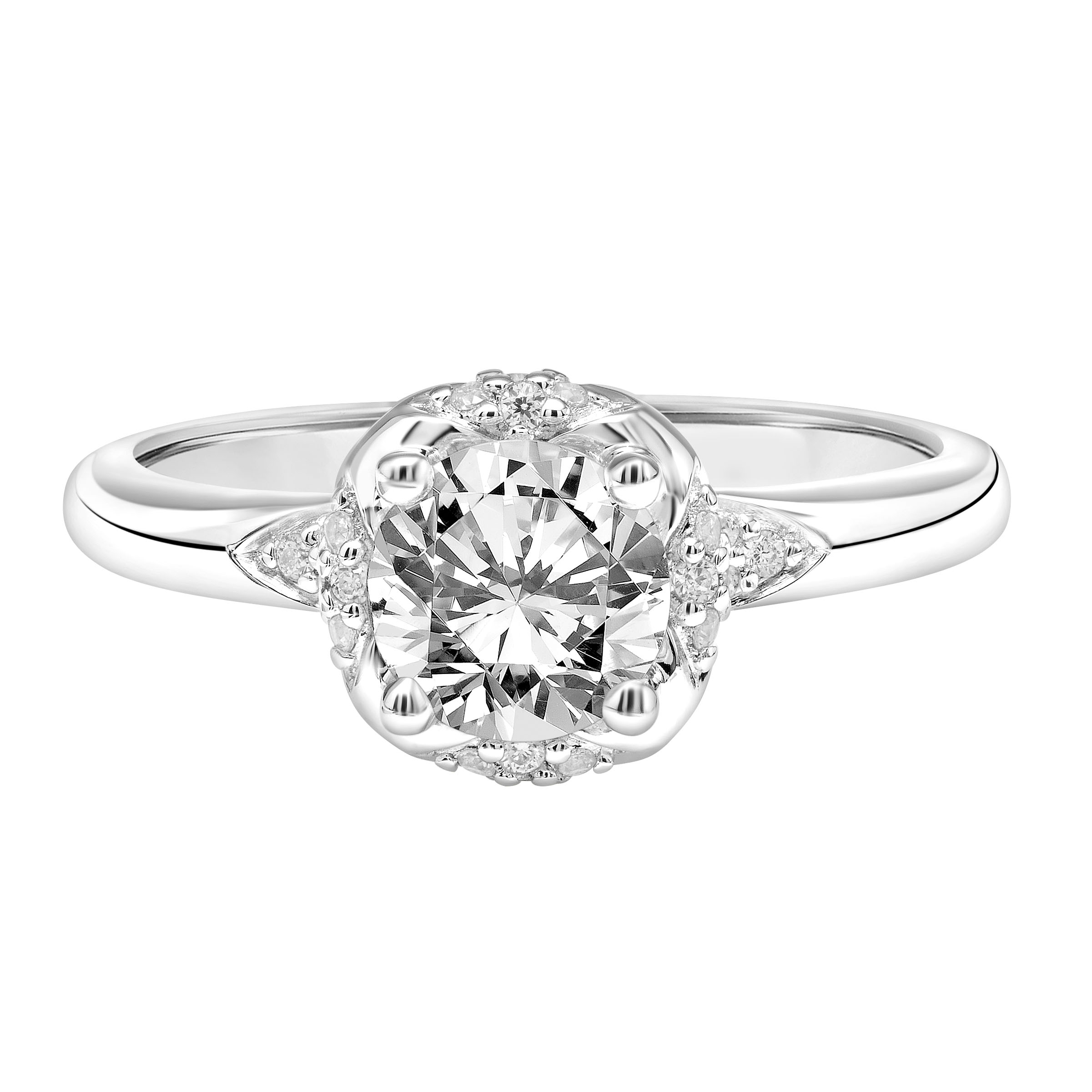 Vintage Inspired Diamond Engagement Ring