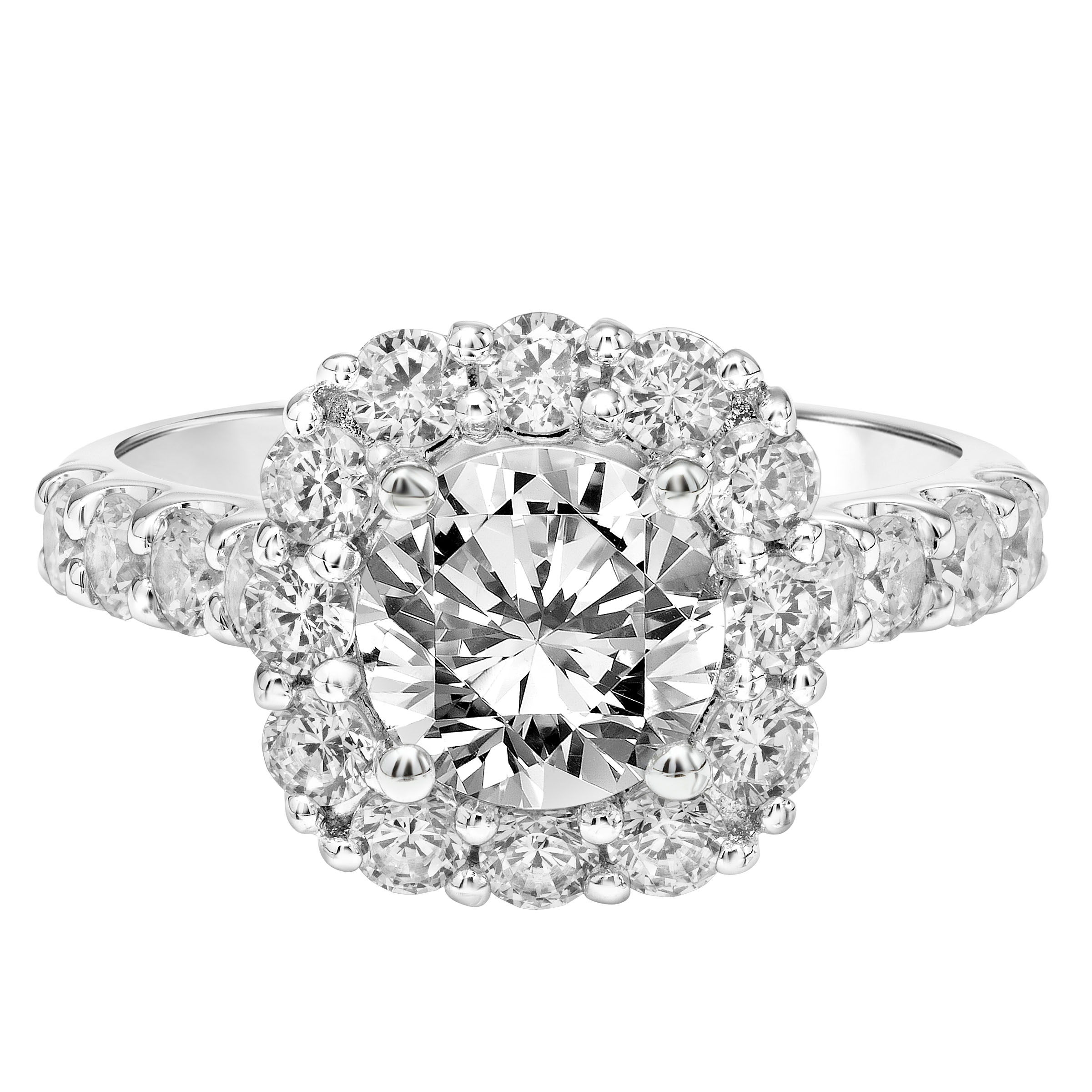Classic Halo Engagement Ring