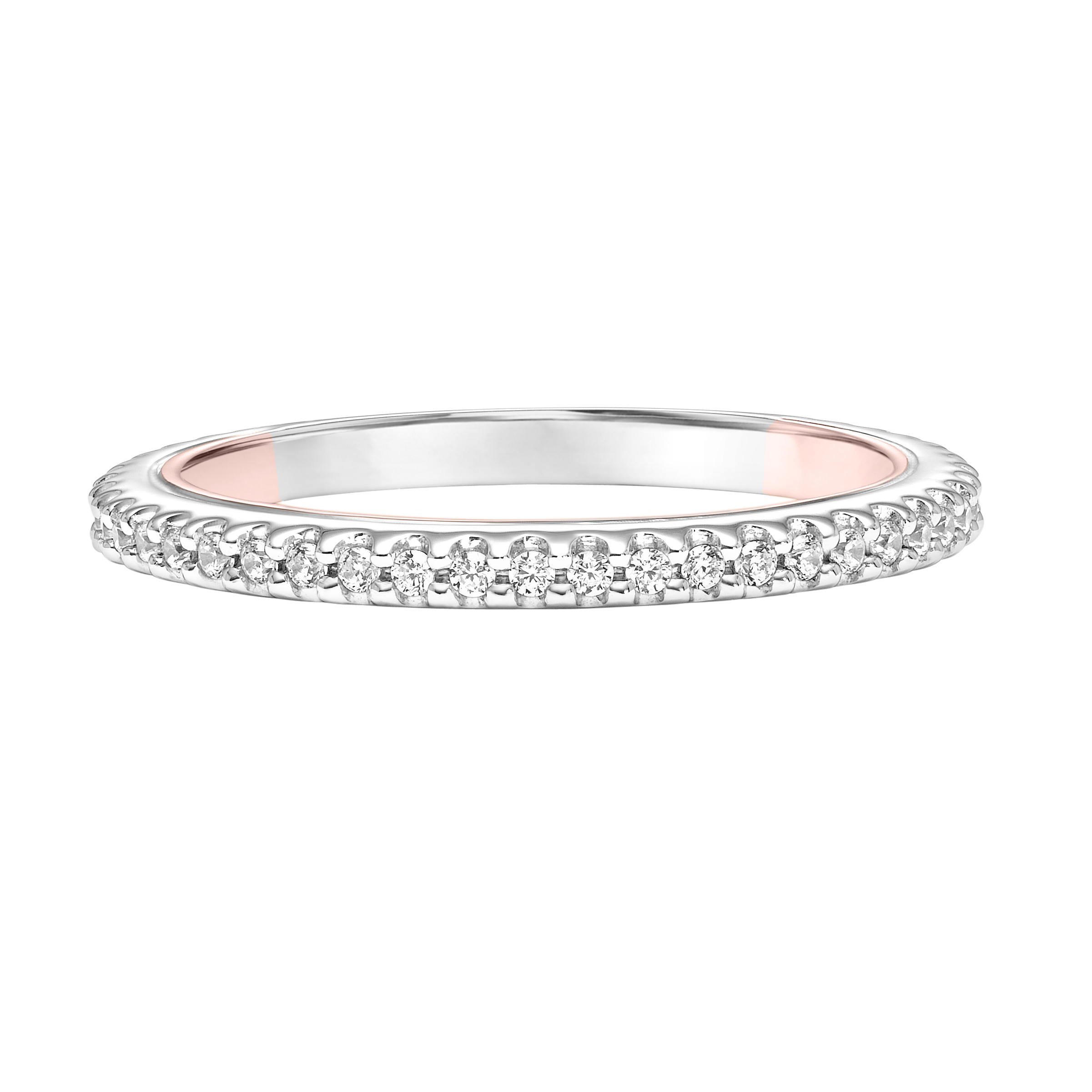 Contemporary Diamond Wedding Band