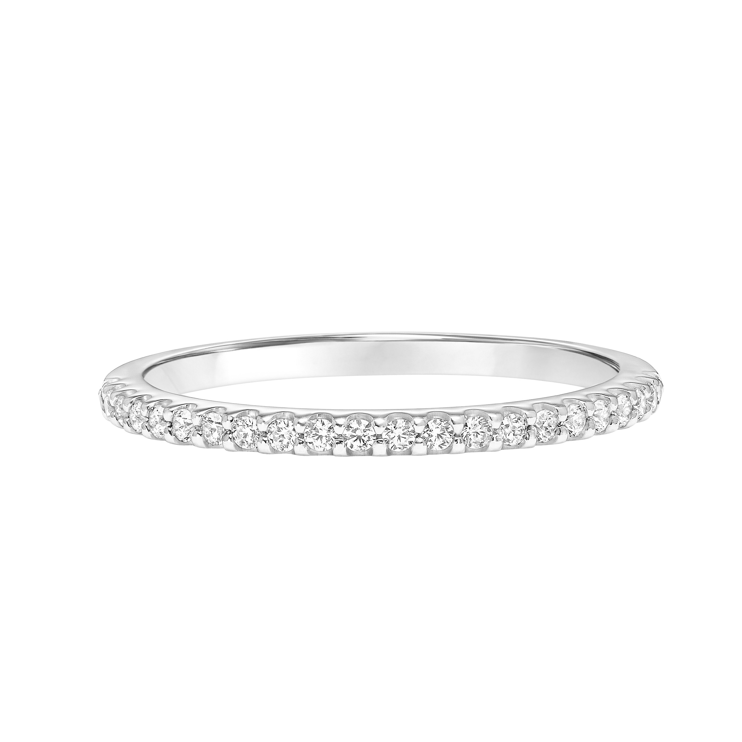 Contemporary Diamond Wedding Band