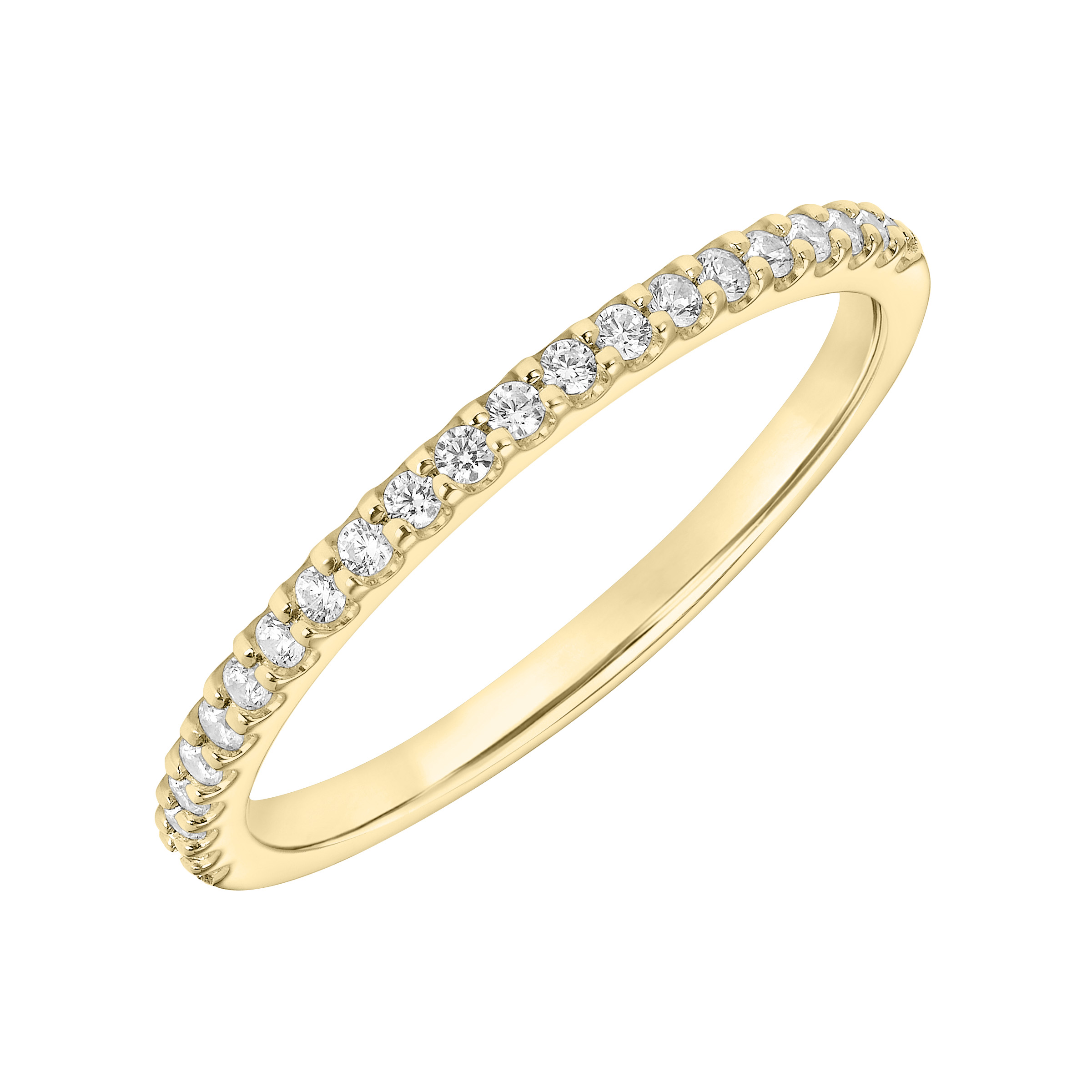 Contemporary Diamond Wedding Band