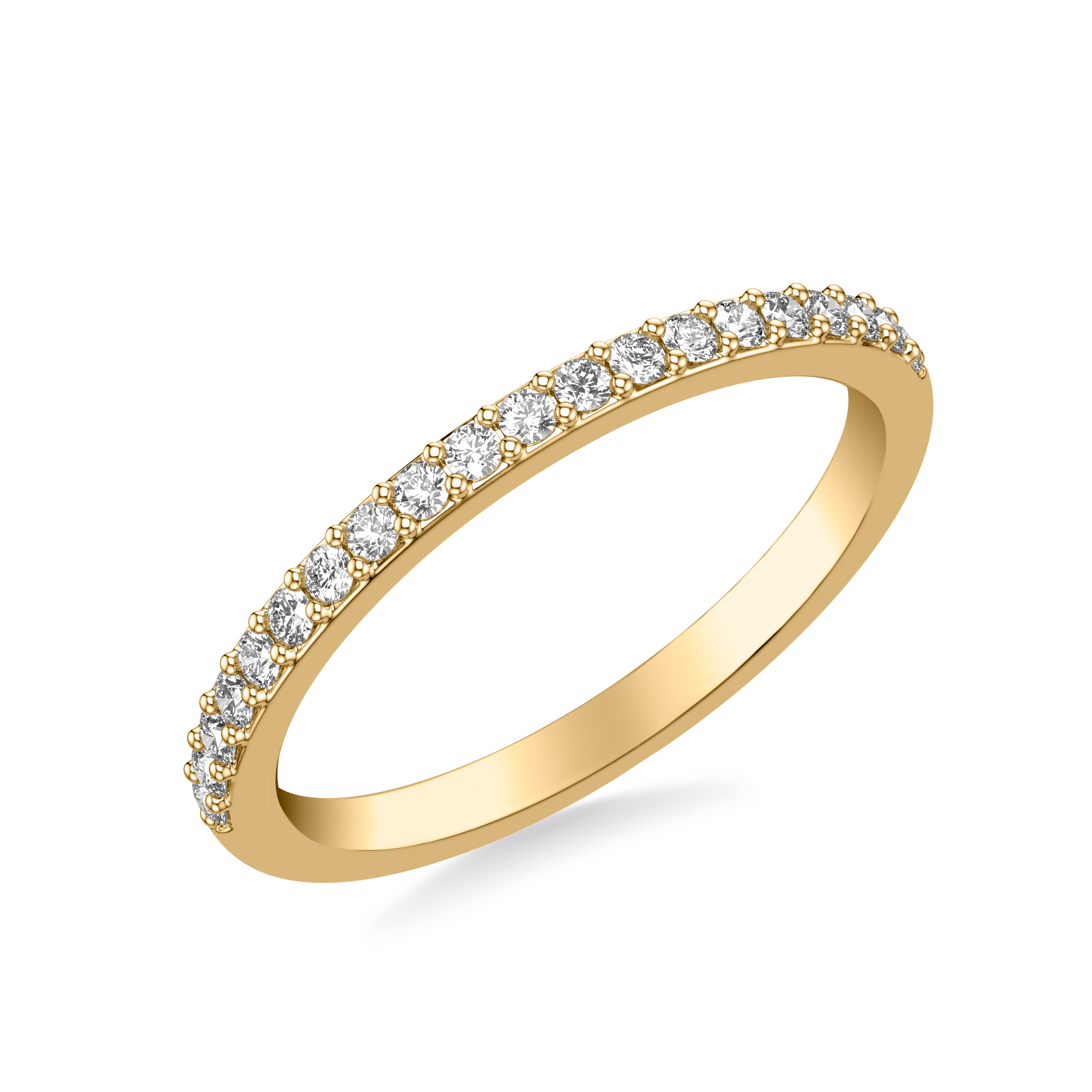 Contemporary Diamond Wedding Band