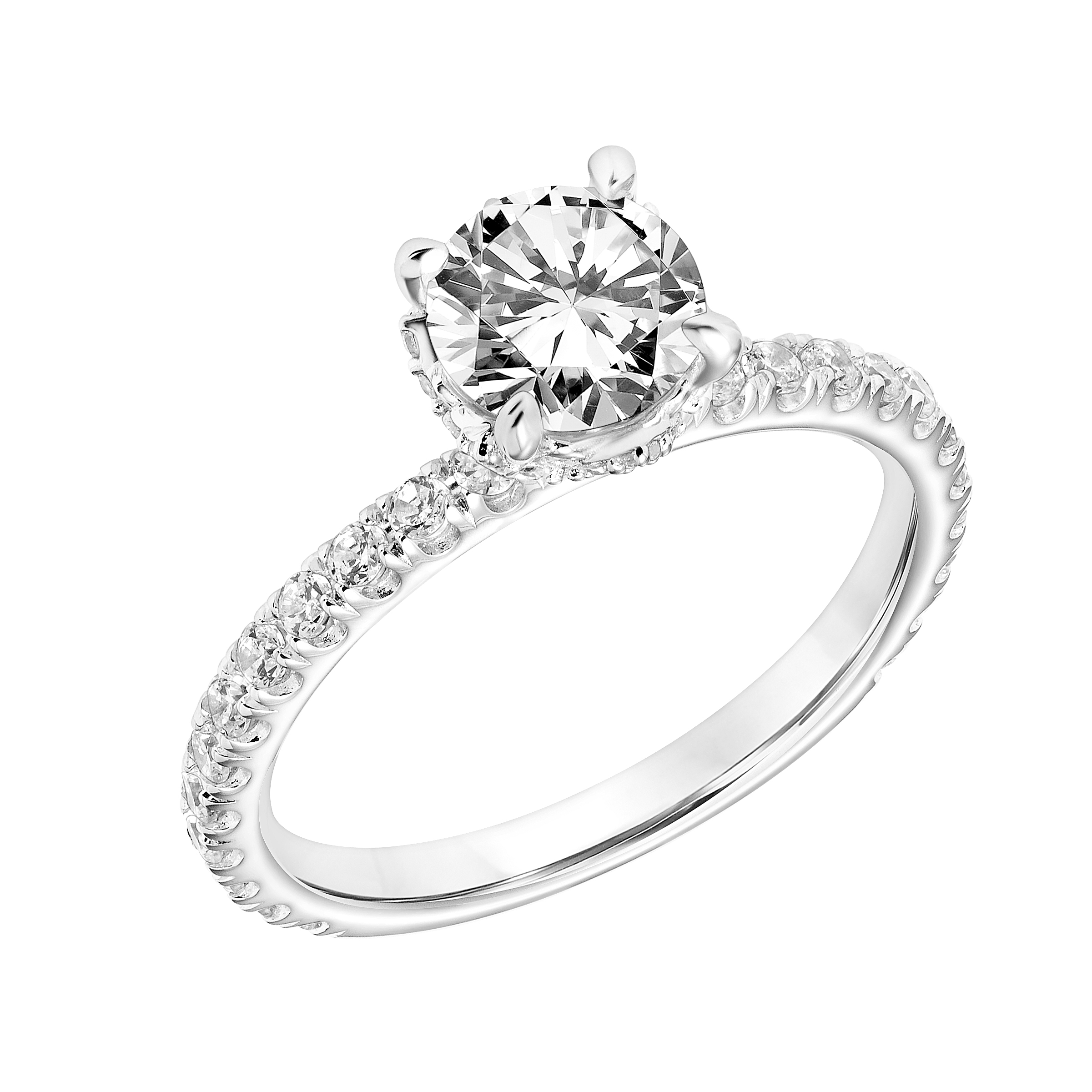 Triple Diamond Collar and Diamond Shank