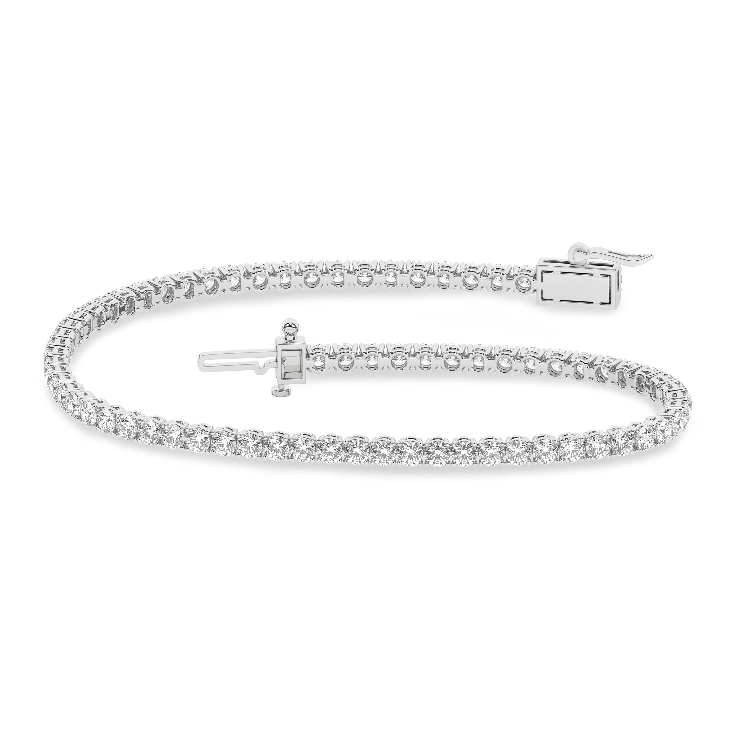 Lab Grown Tennis Bracelet/4Ctw