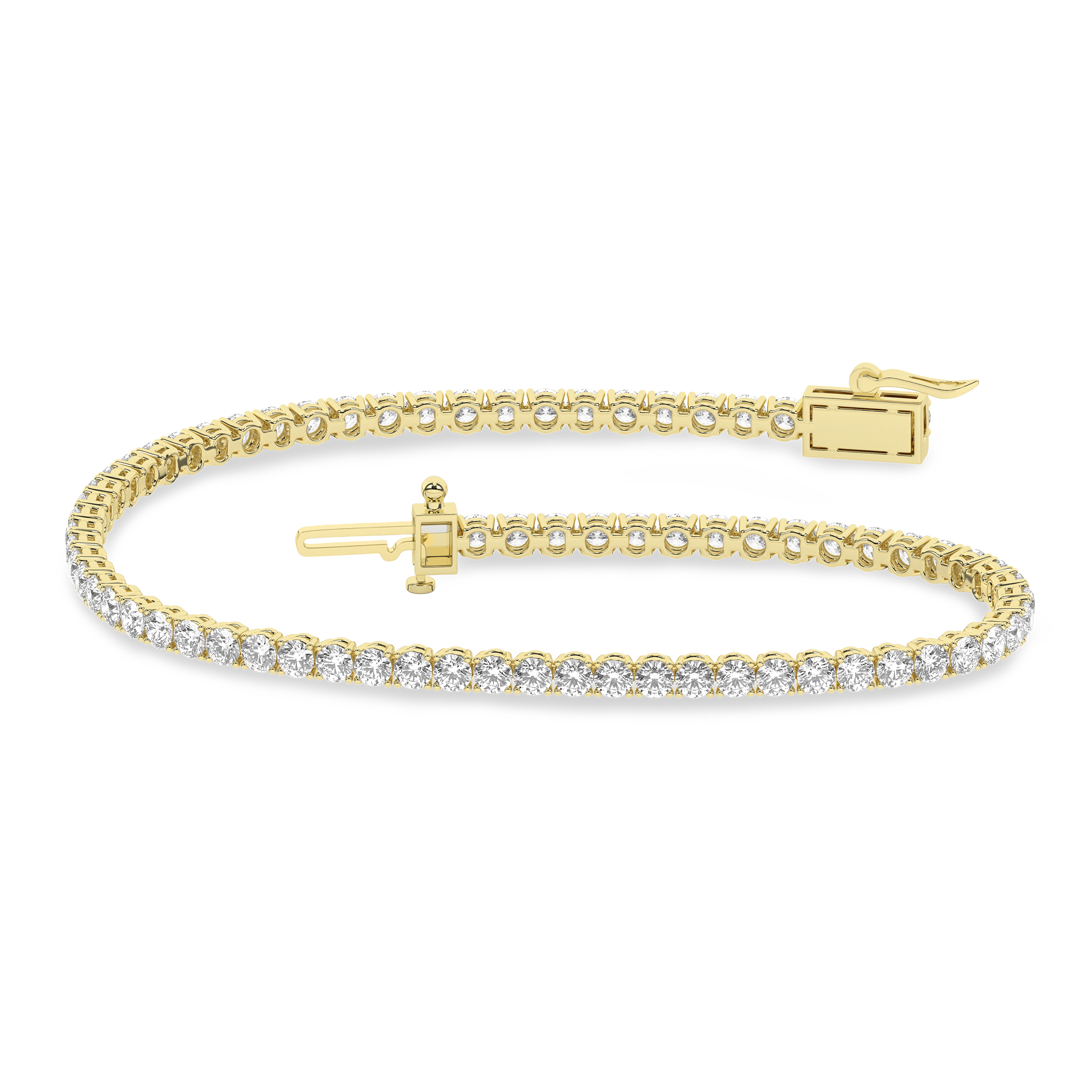 Lab Grown Tennis Bracelet/4Ctw