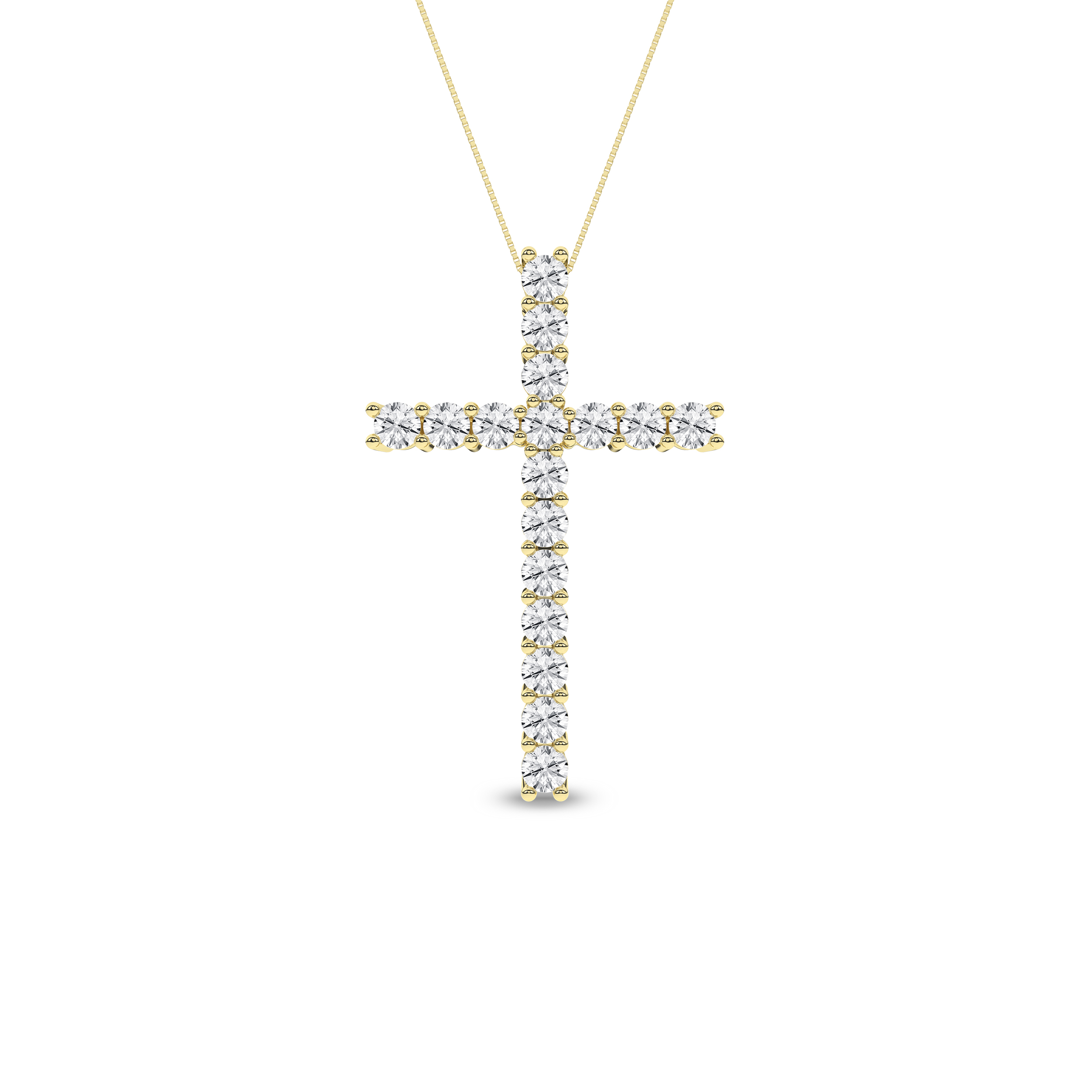 Lab Grown Cross Pendant/1Ctw