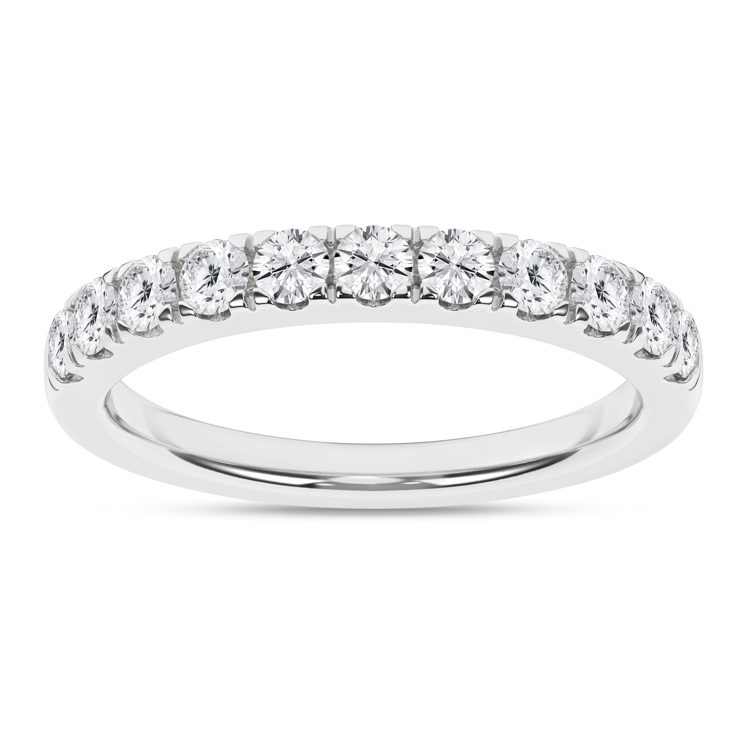 Lab Grown Straight Wedding Band/0.75Ctw