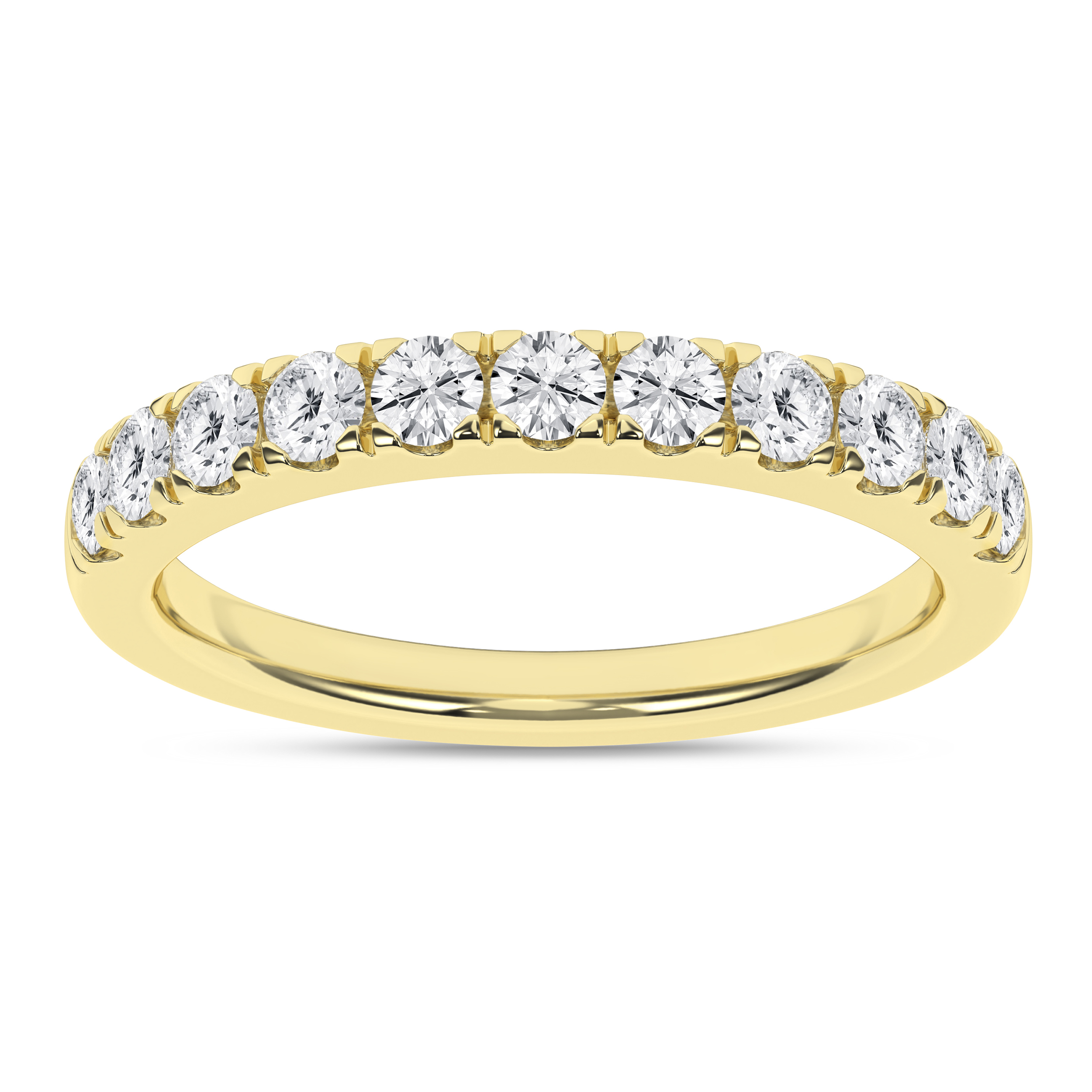 Lab Grown Straight Wedding Band/0.75Ctw