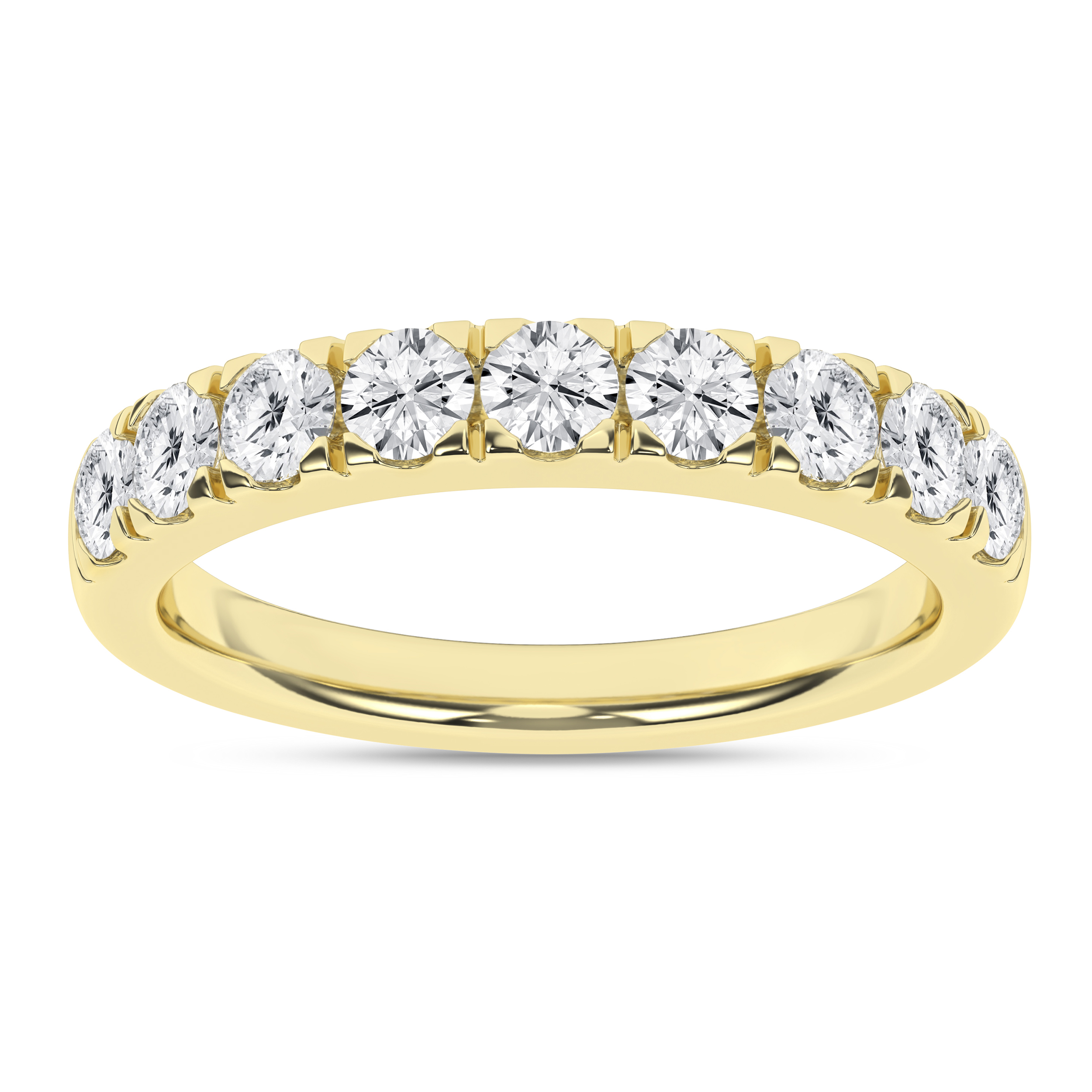 Lab Grown Straight Wedding Band/1Ctw