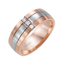 Low Dome Edge To Edge Diamond Wedding Band