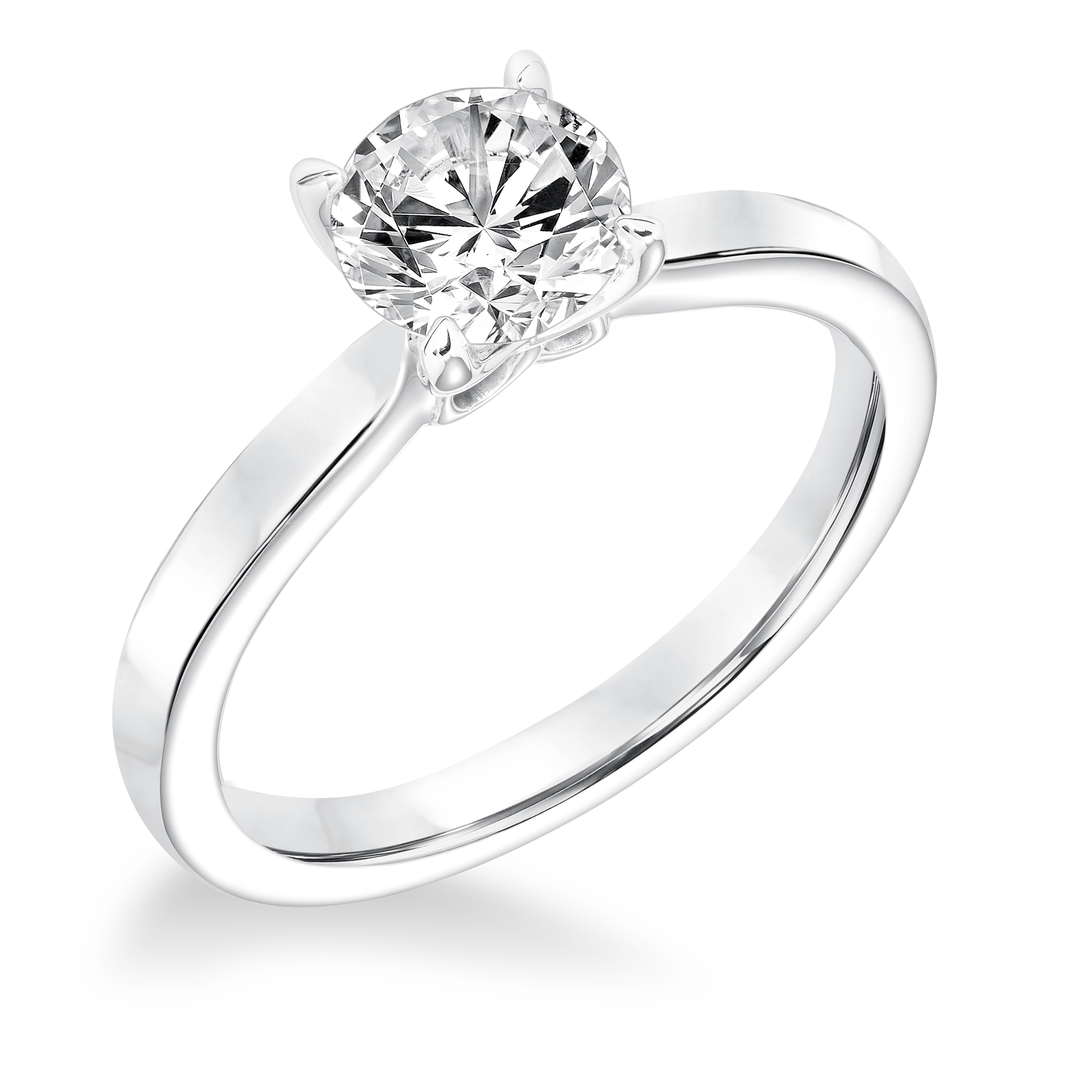 Classic Diamond Solitaire Engagement Ring