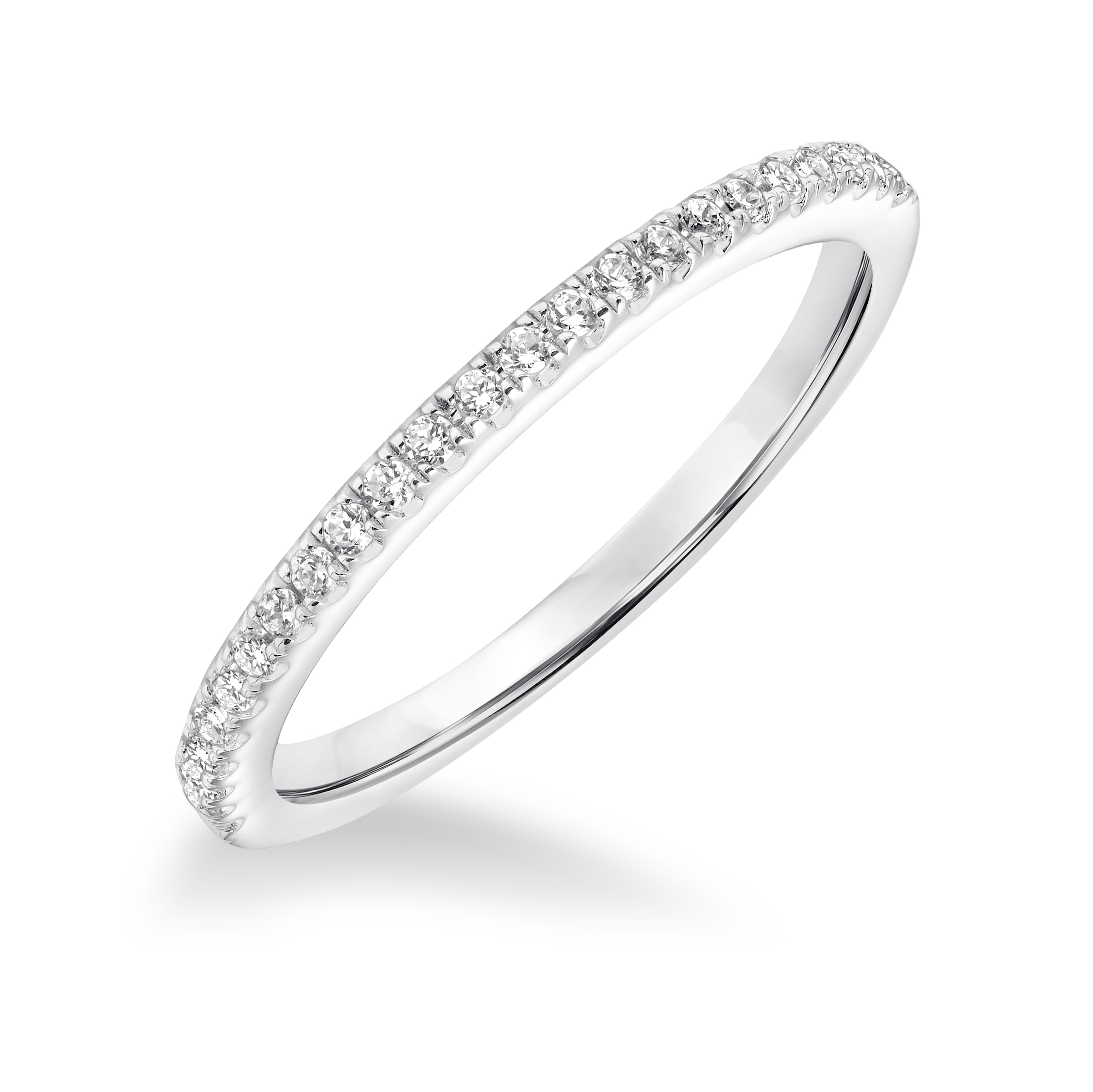 Diamond Prong Set Wedding Band to Match 31-10042