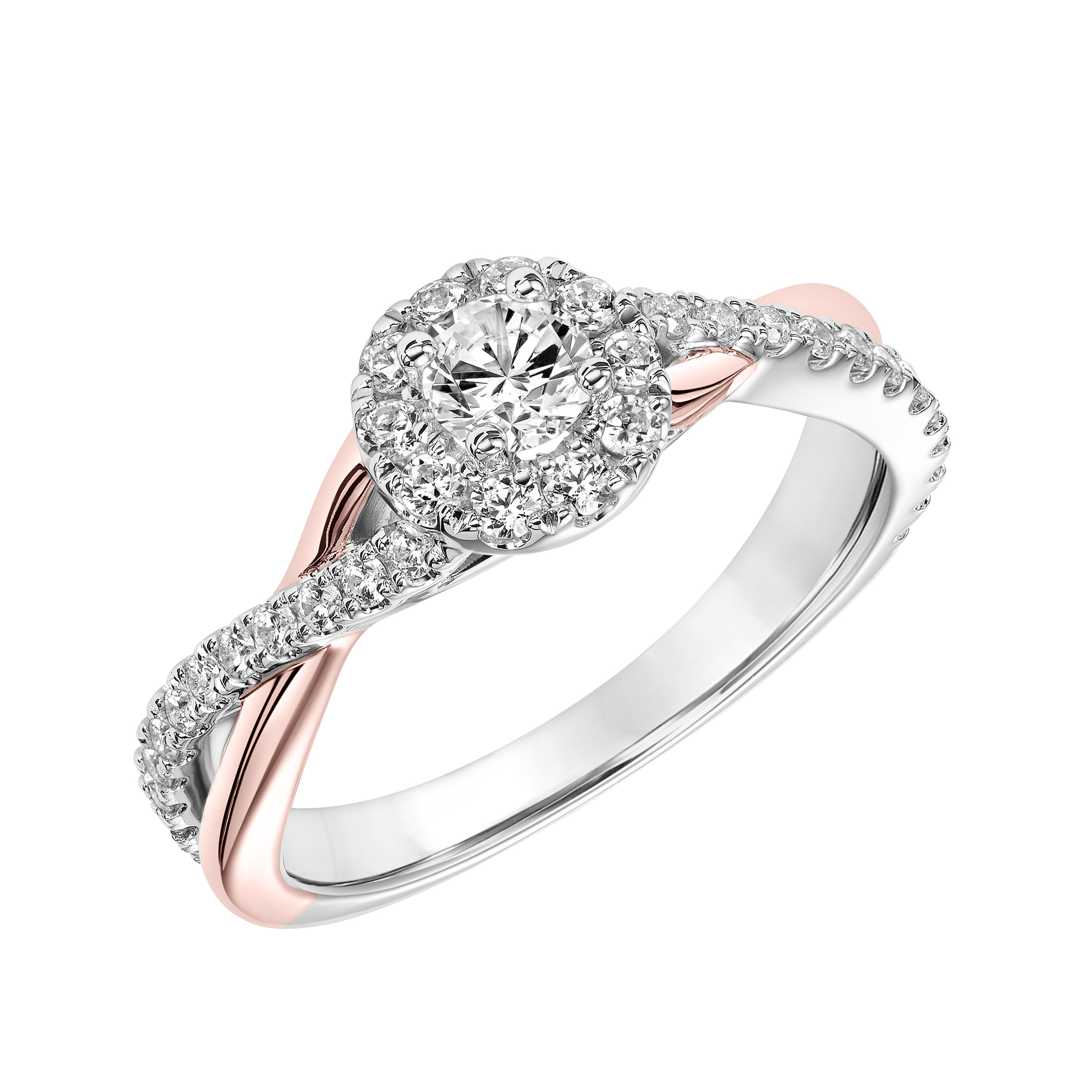 Contemporary Complete Love Engagement Ring