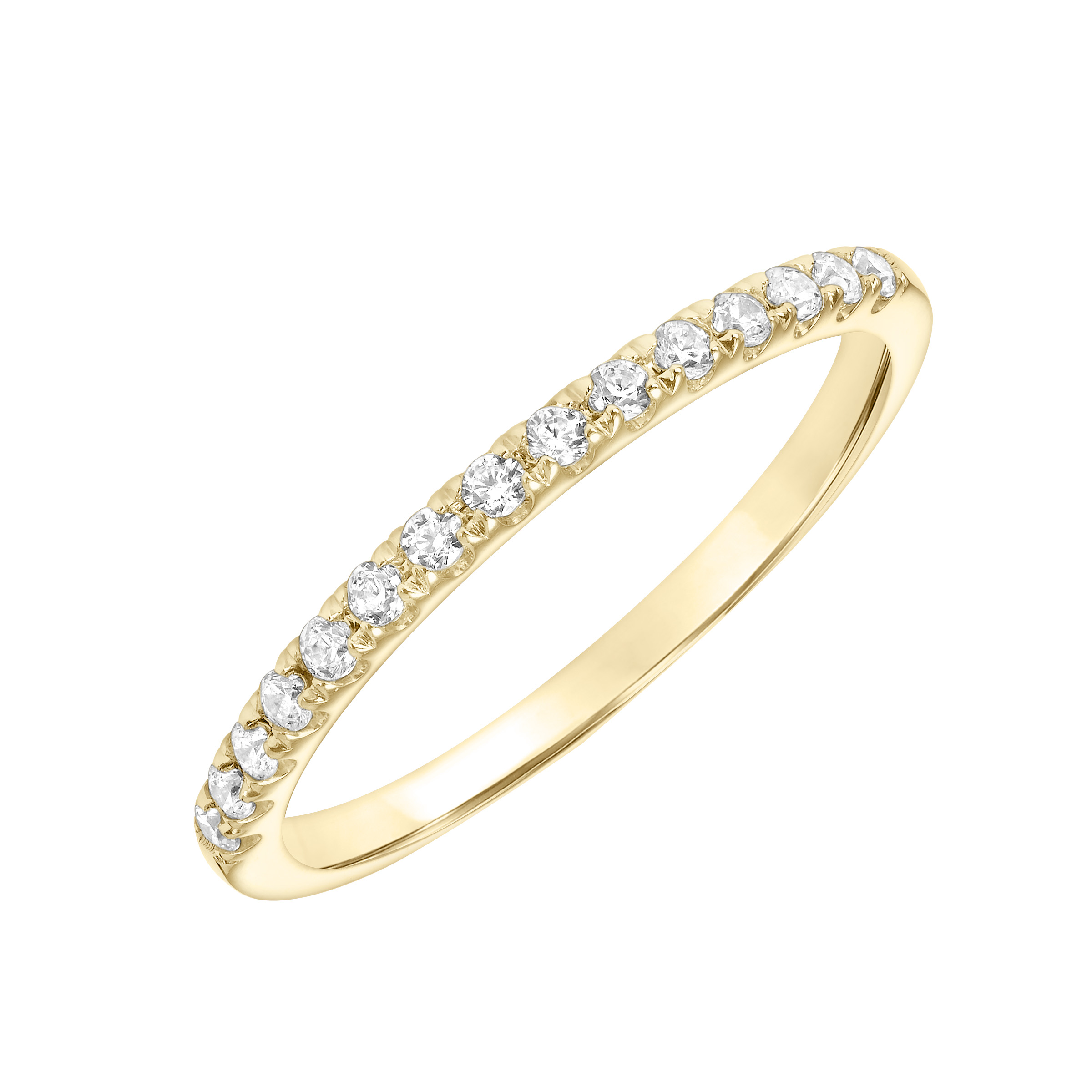 Contemporary Diamond Engagement Ring with Celestial Accents