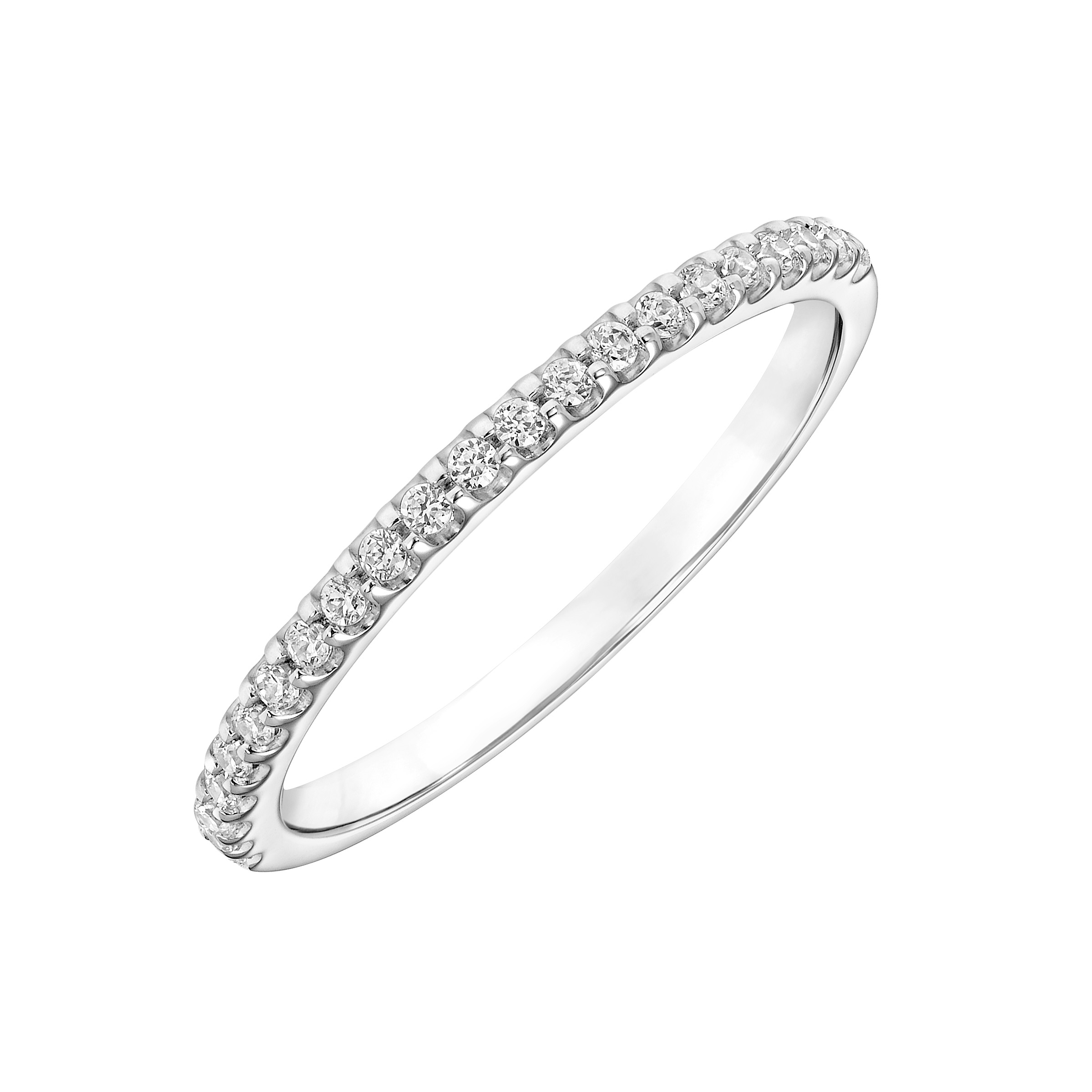 Contemporary Diamond Wedding Band