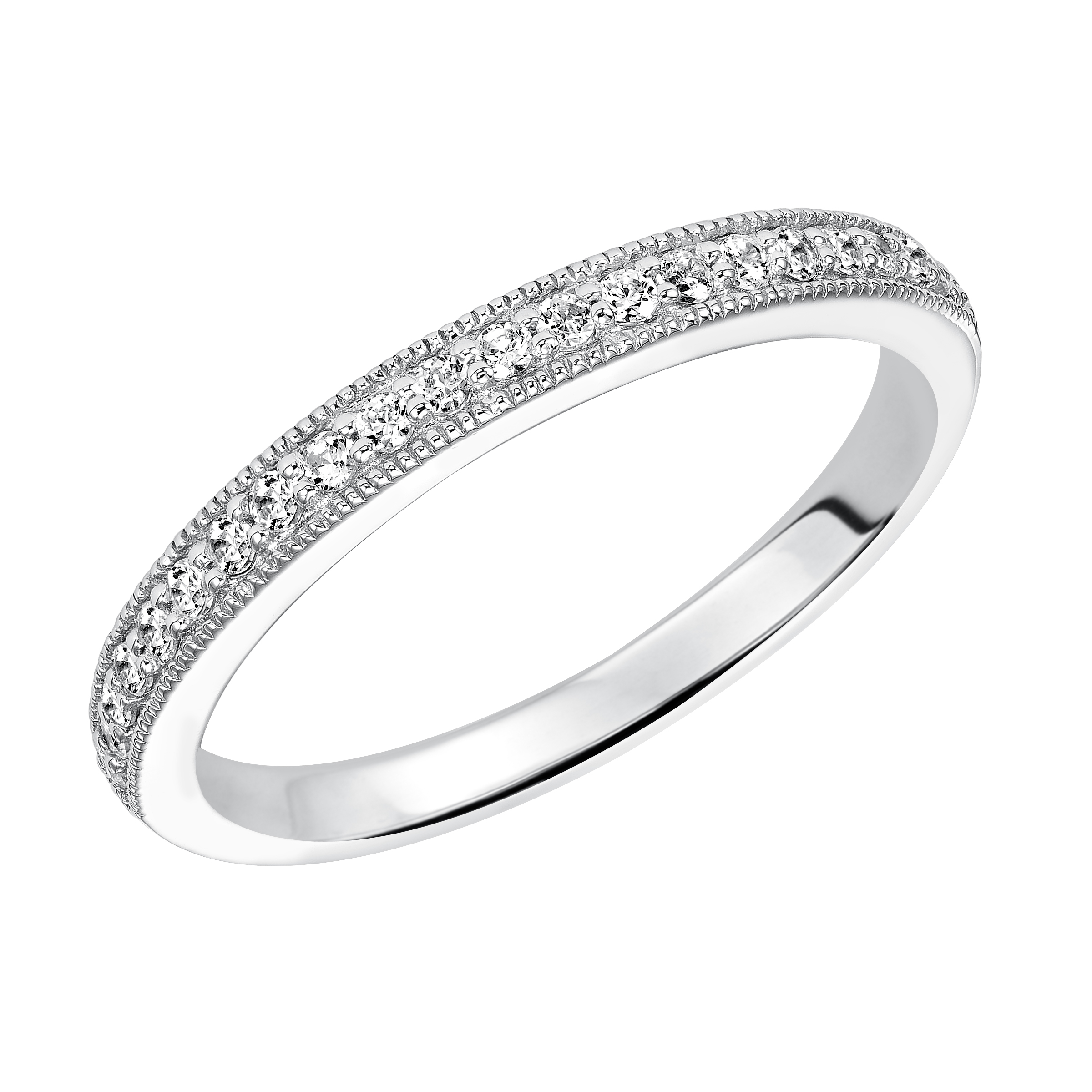 Vintage Milgrain Engagement Ring