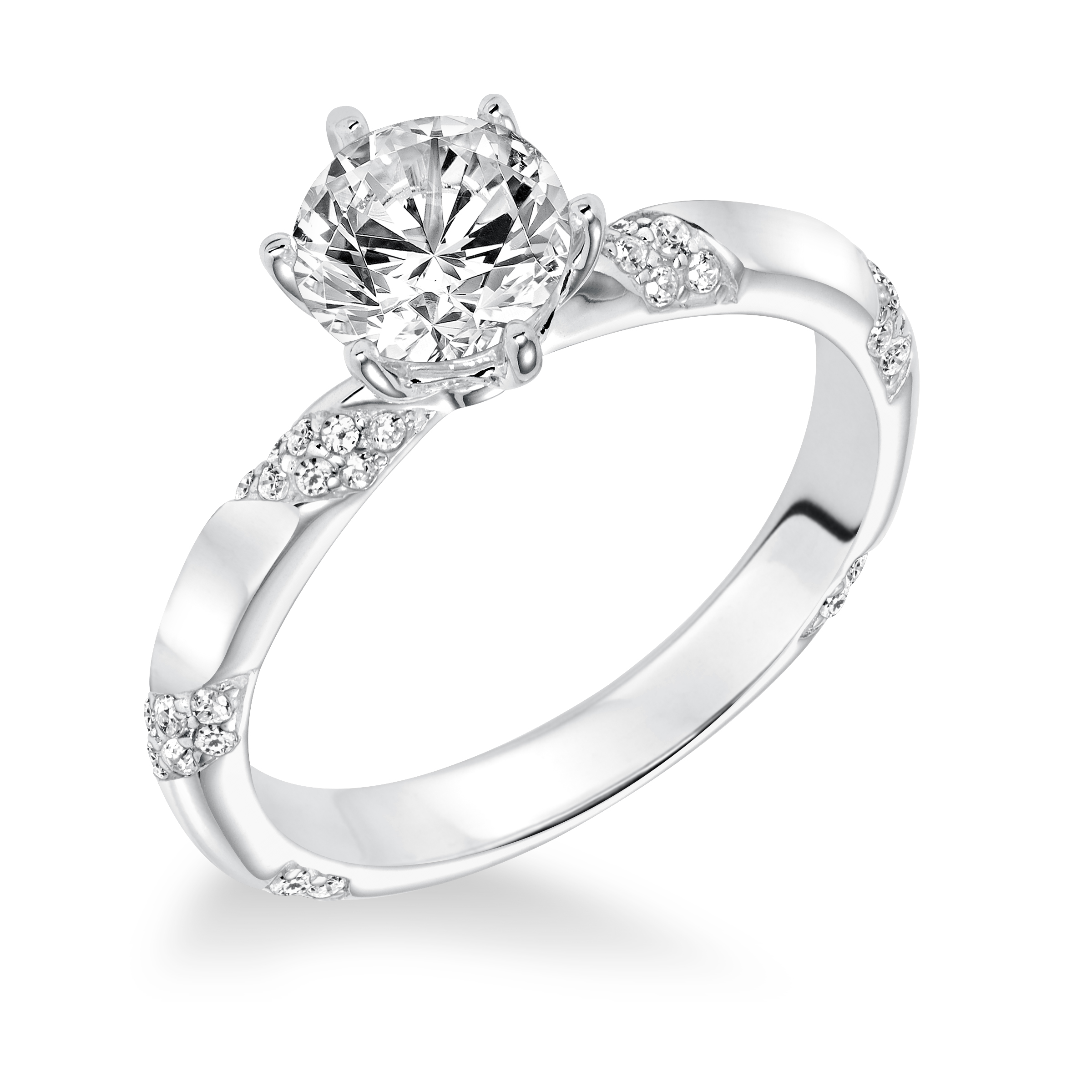Prong Set Engagement Ring