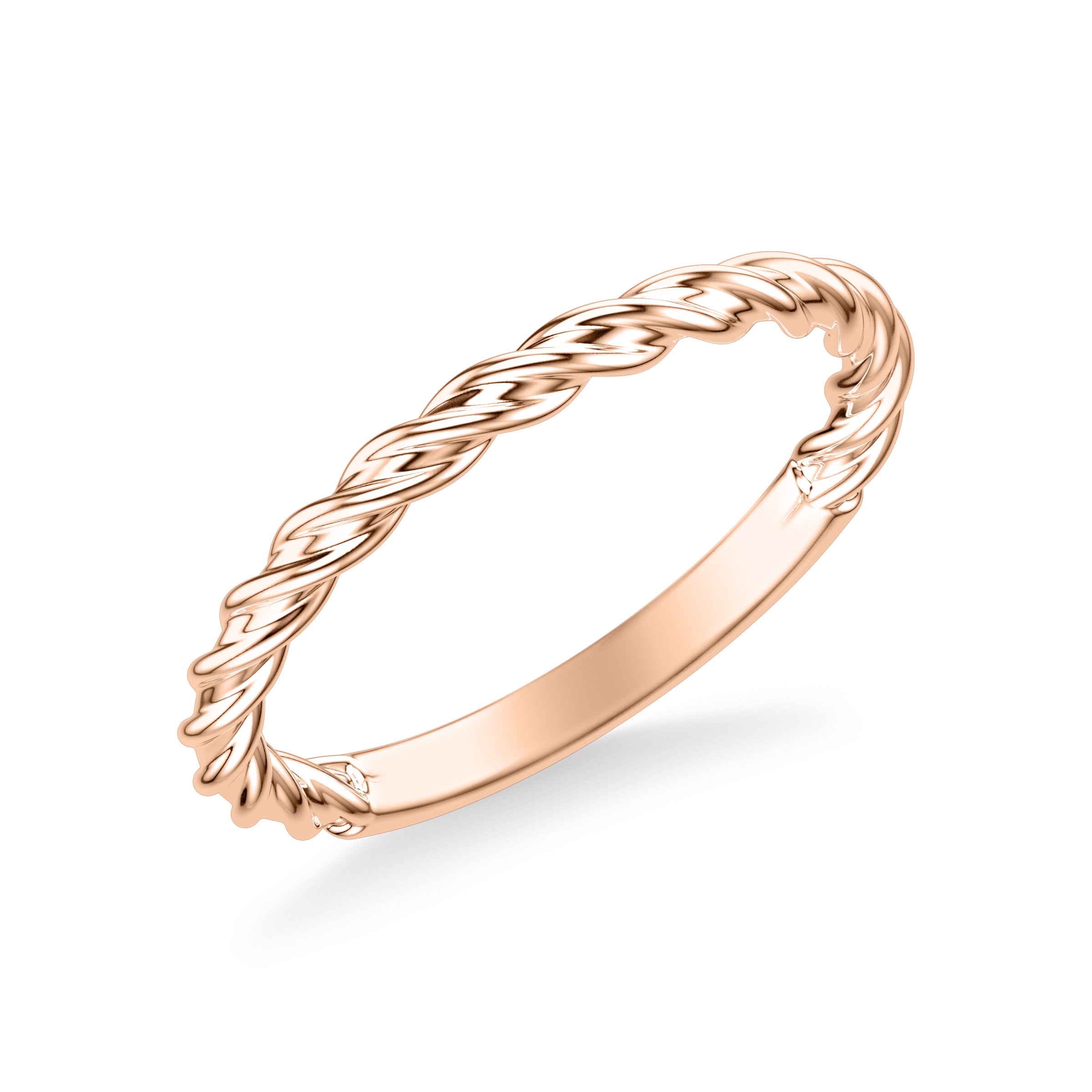 Contemporary Twist Wedding Band