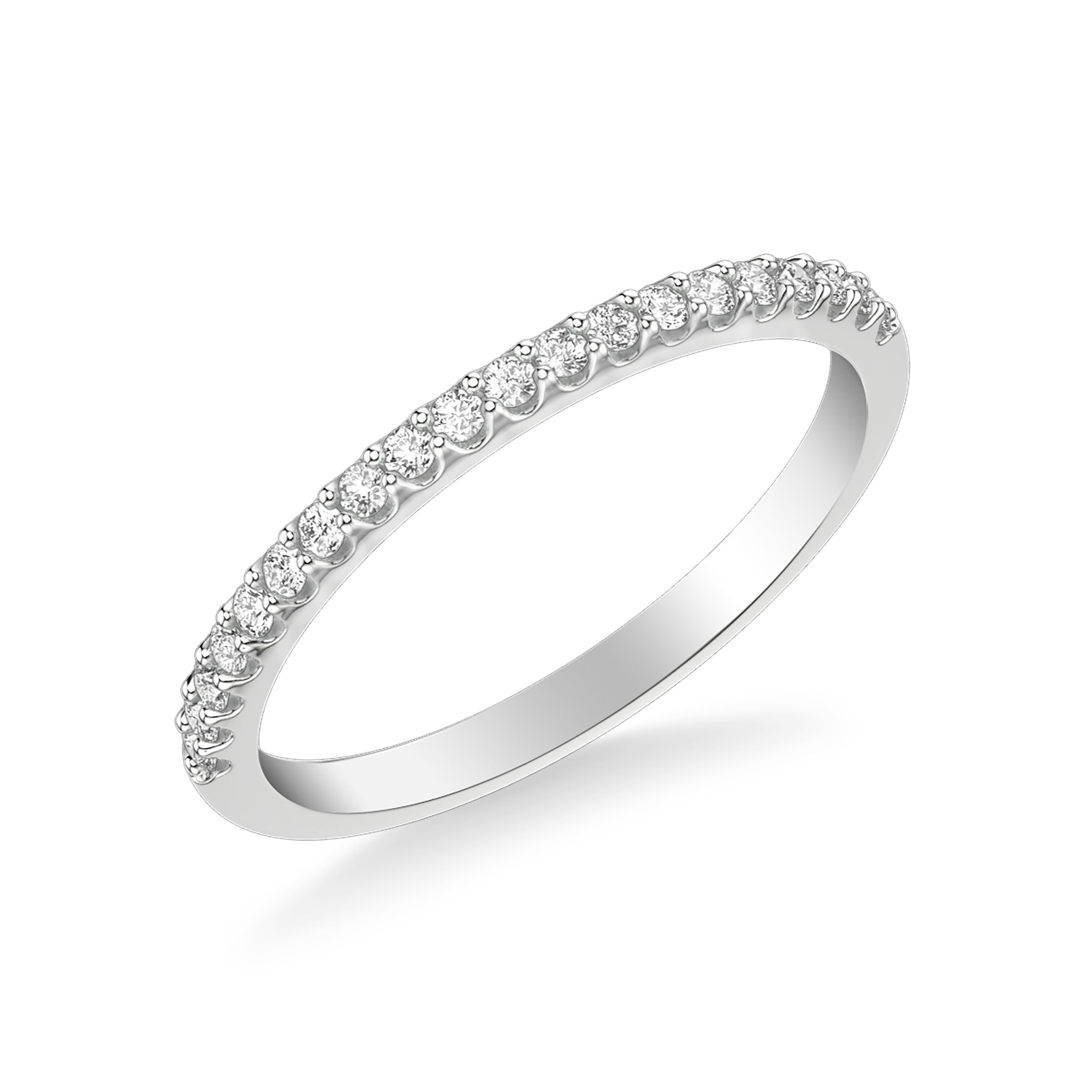 Contemporary Diamond Wedding Band