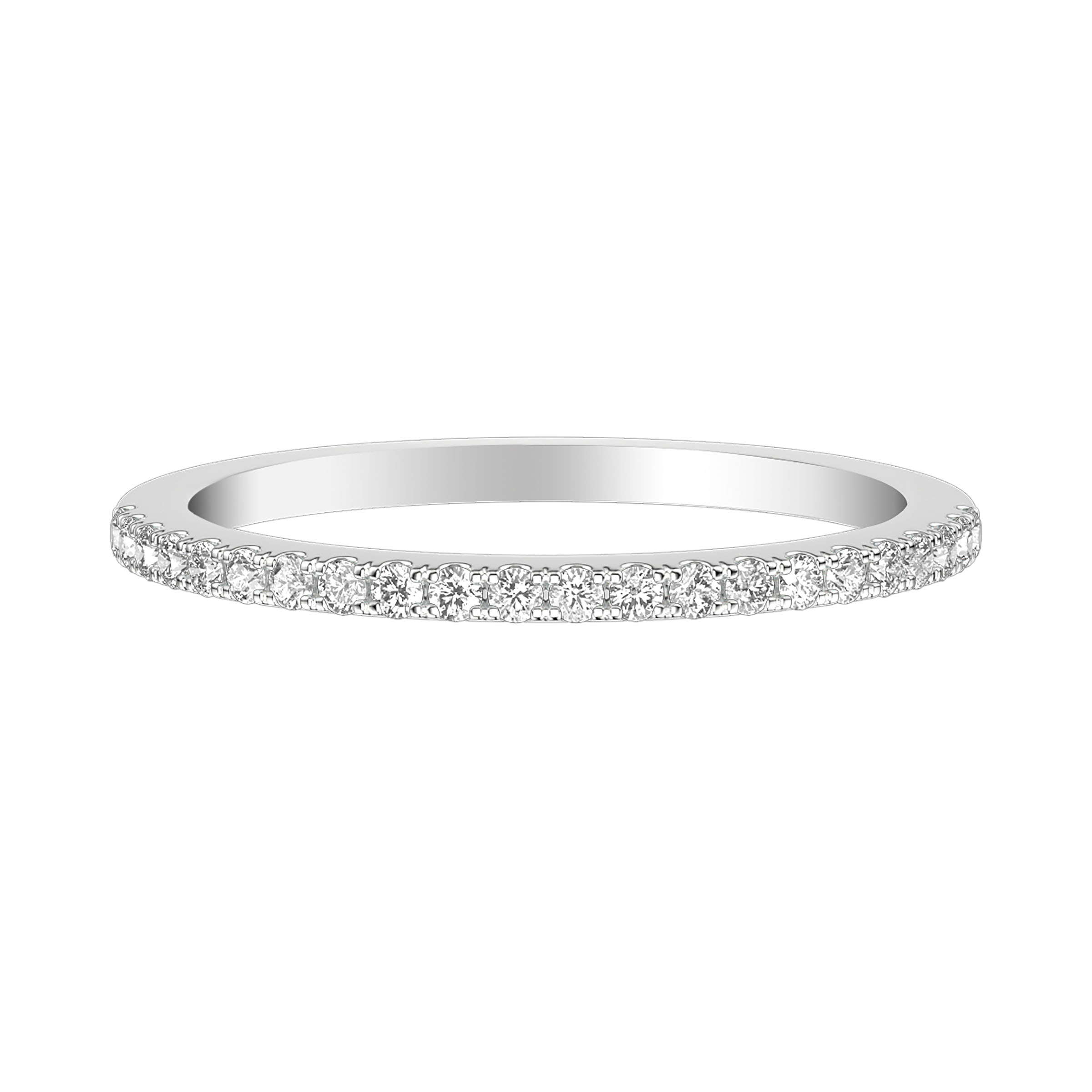 Contemporary Diamond Wedding Band