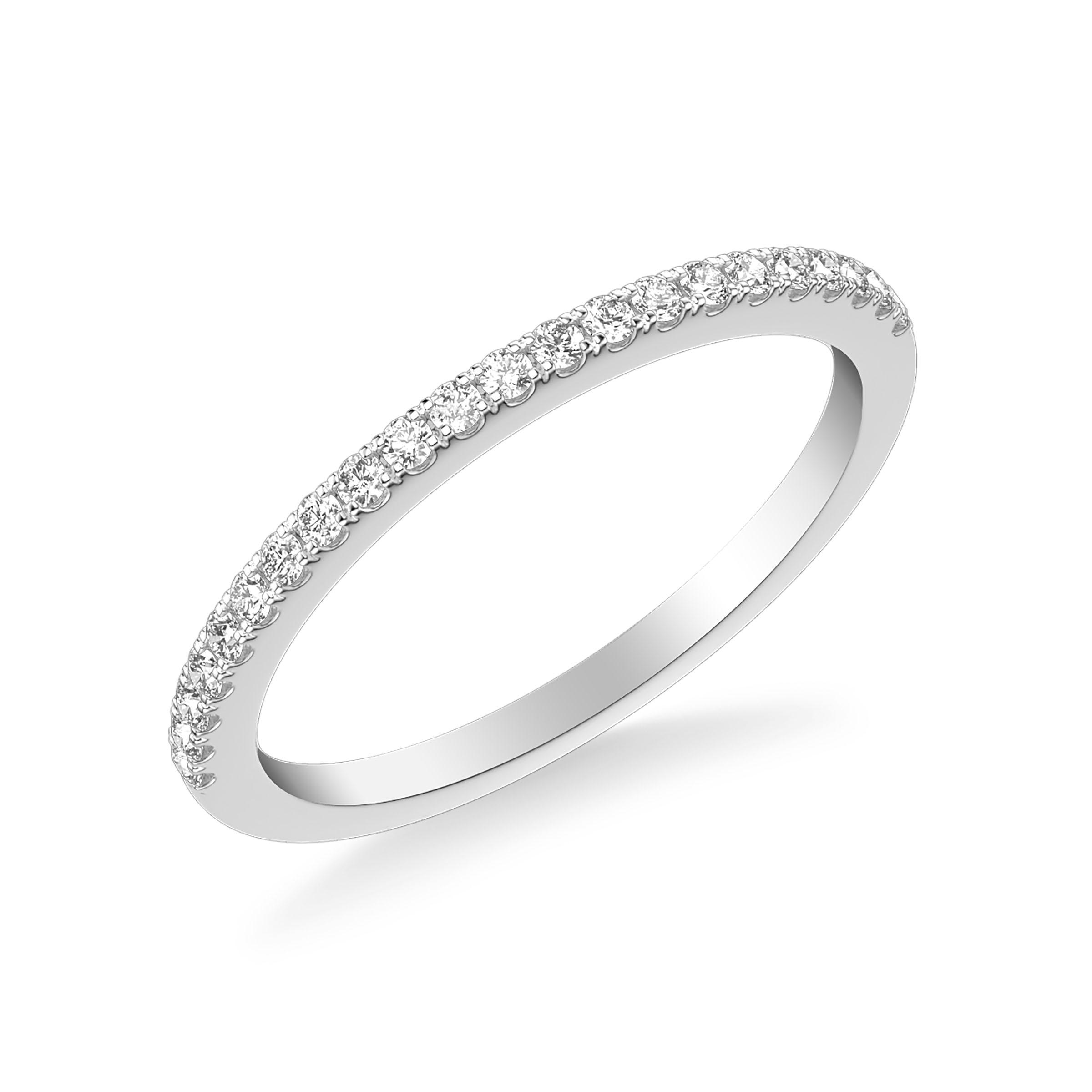Contemporary Diamond Wedding Band