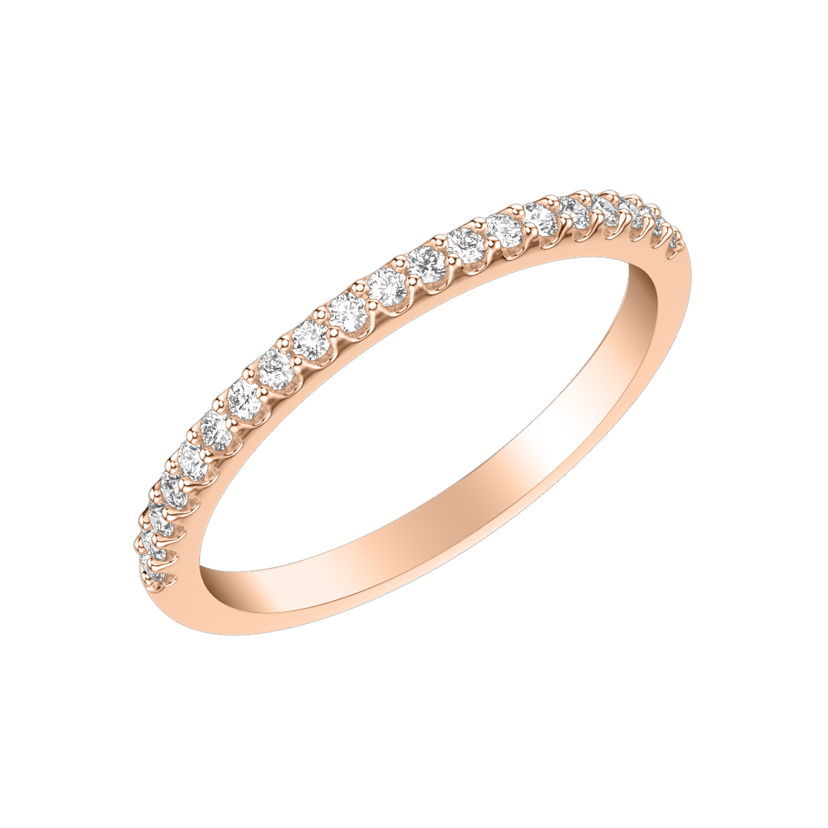 Contemporary Diamond Wedding Band