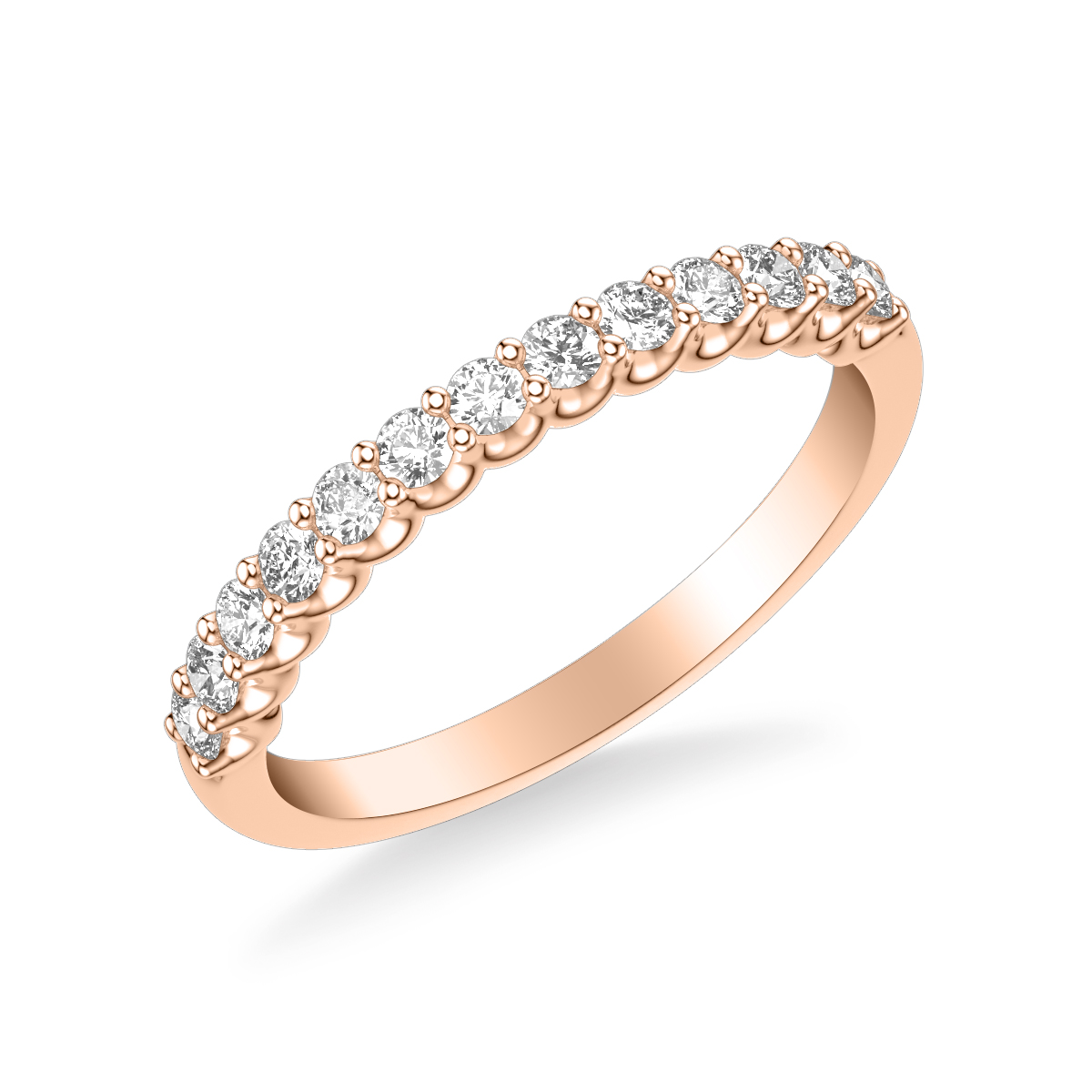 Contemporary Diamond Wedding Band