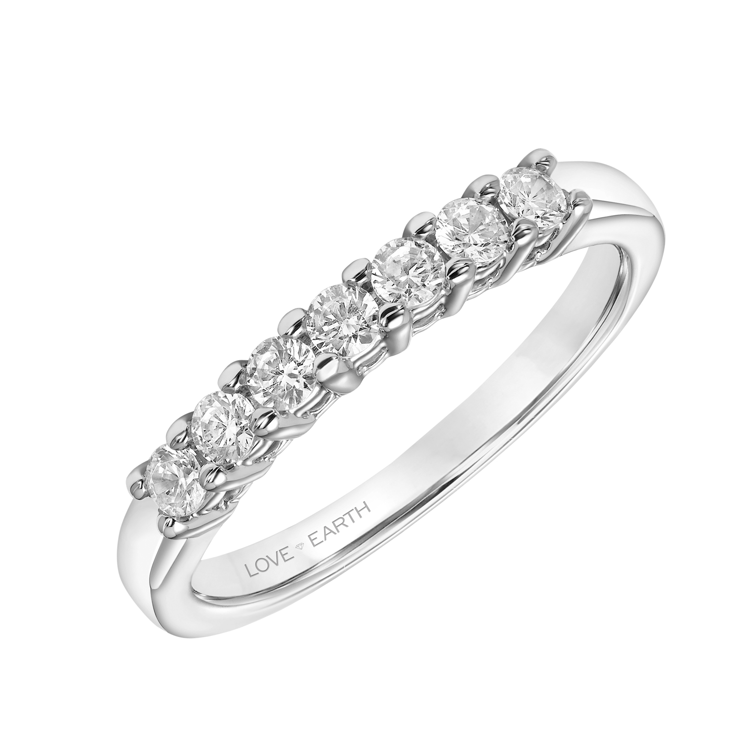 Seven Stone Lab-Grown Diamond Band