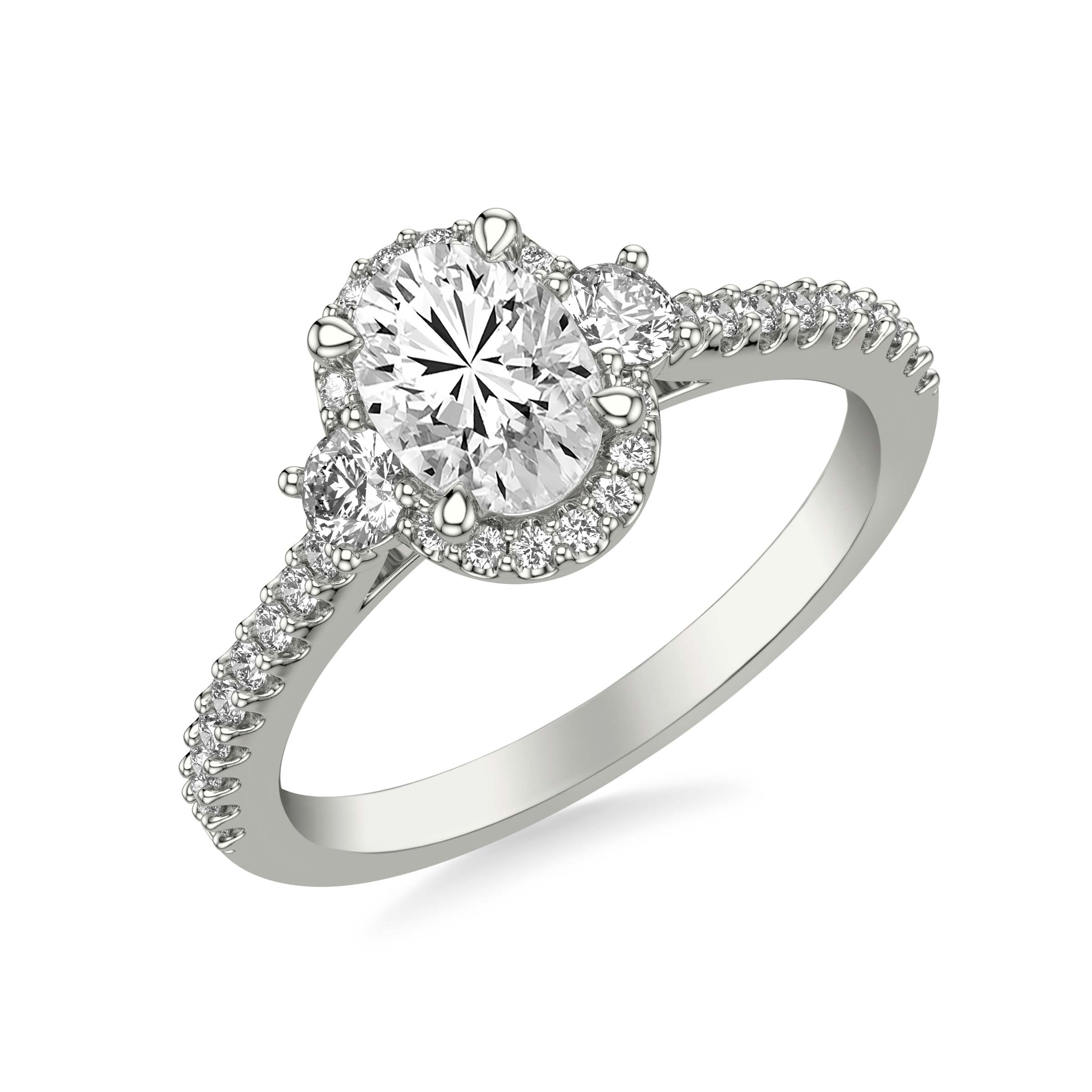 Classic Halo Engagement Ring