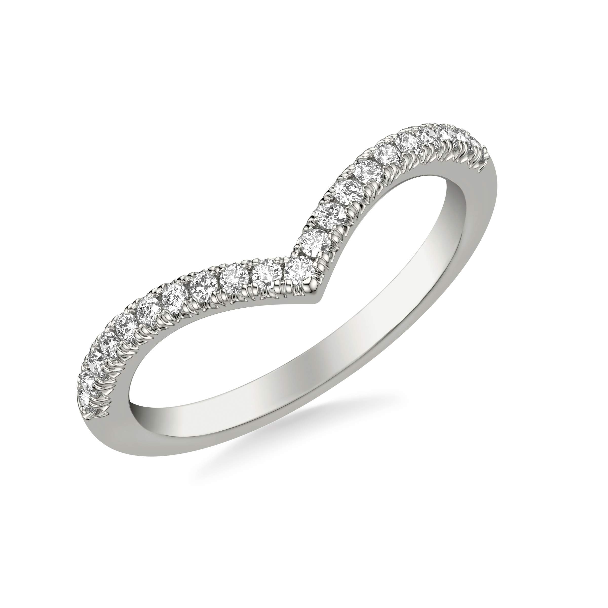 Contemporary Diamond Wedding band