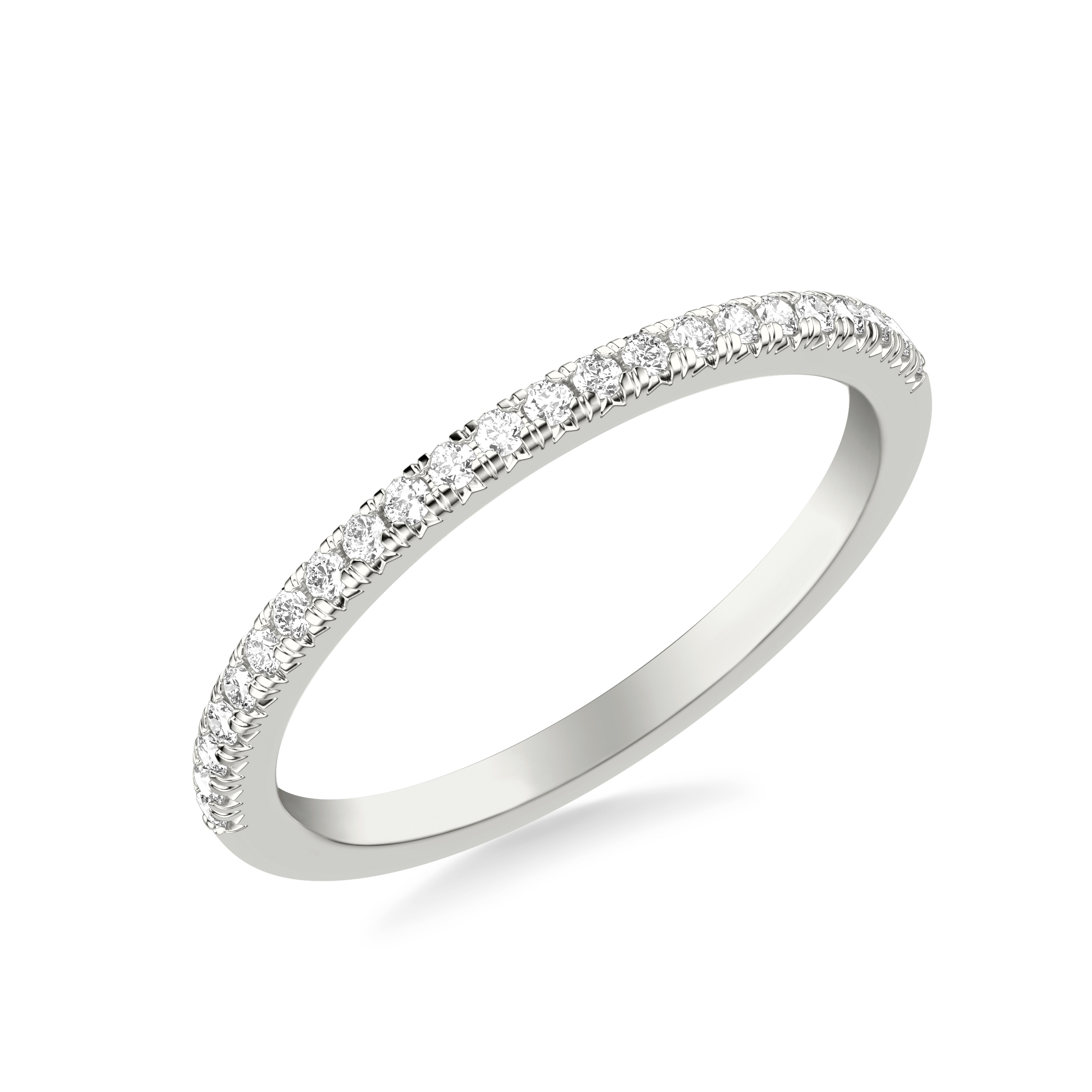 Classic Diamond  Wedding Band