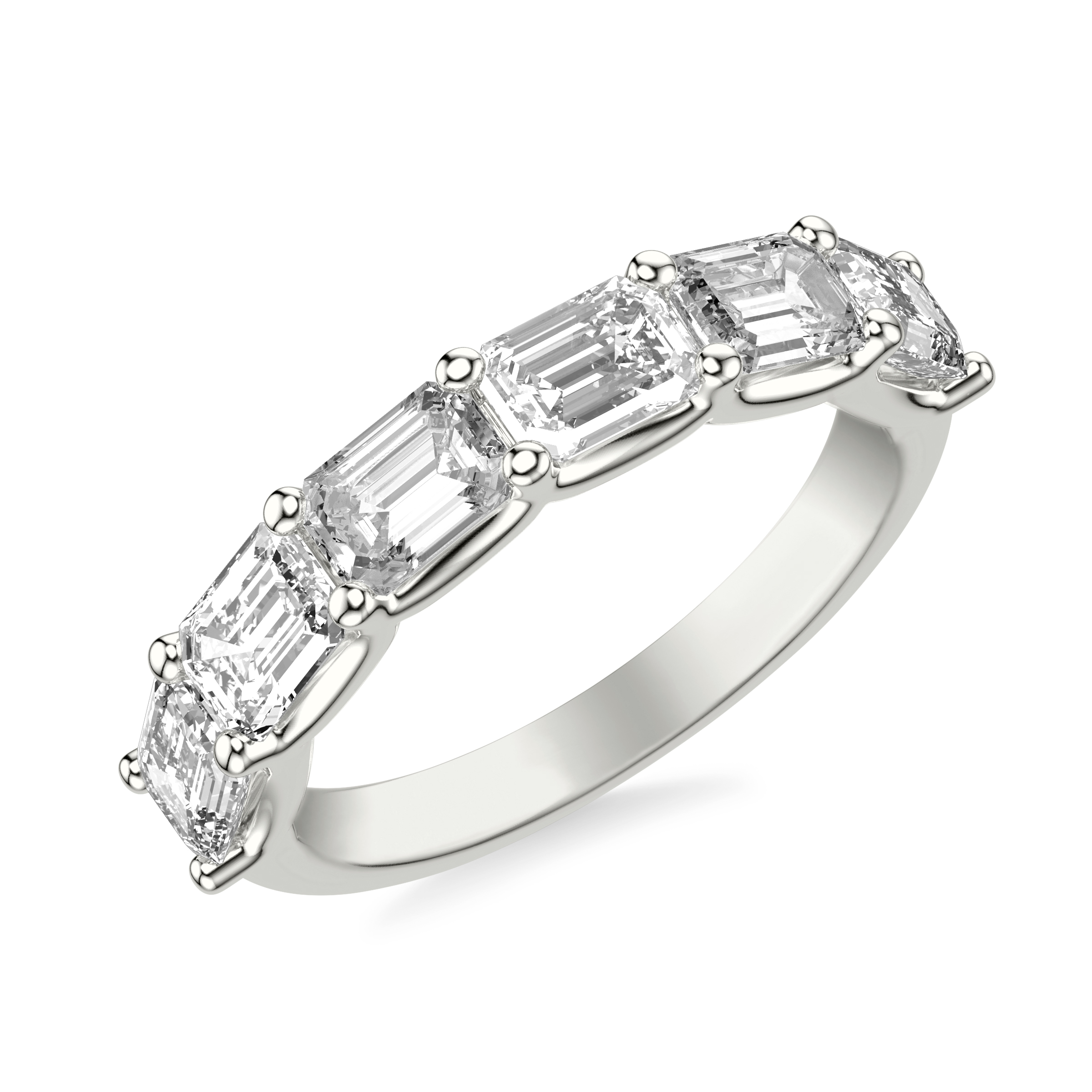Lab Diamond Wedding Band