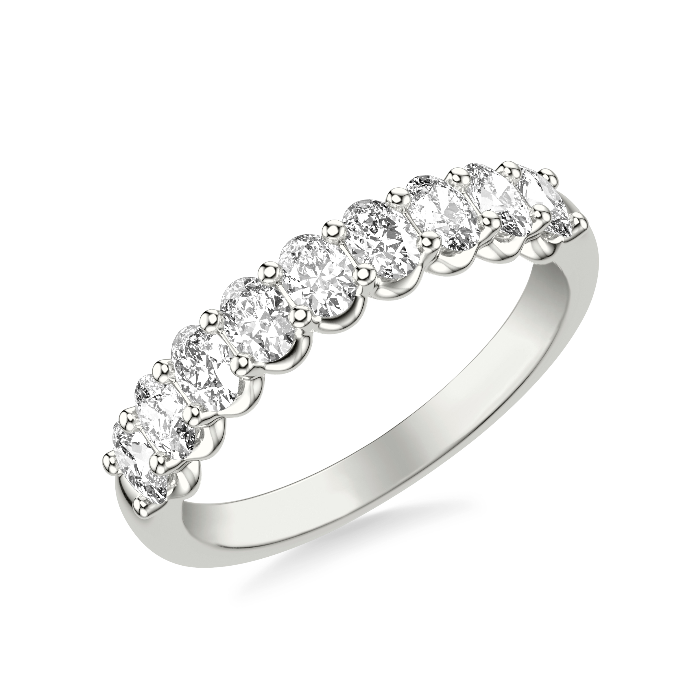 Lab Diamond Wedding Band