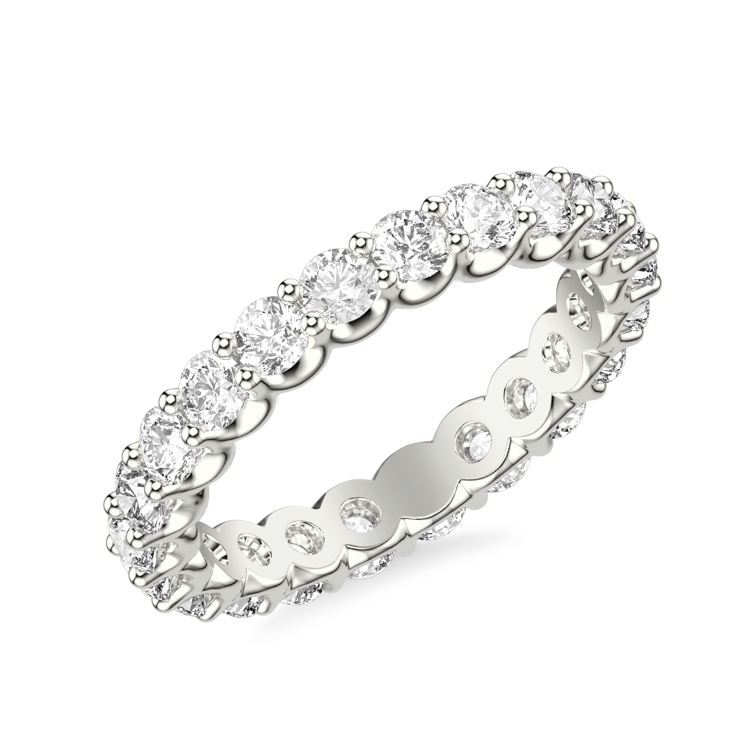 Lab Diamond Wedding Band