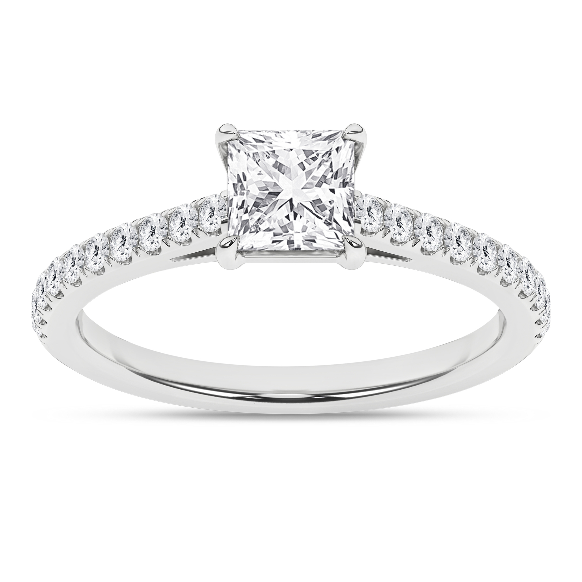 1.25ct. Diamond Classic Eng Ring (Princess)