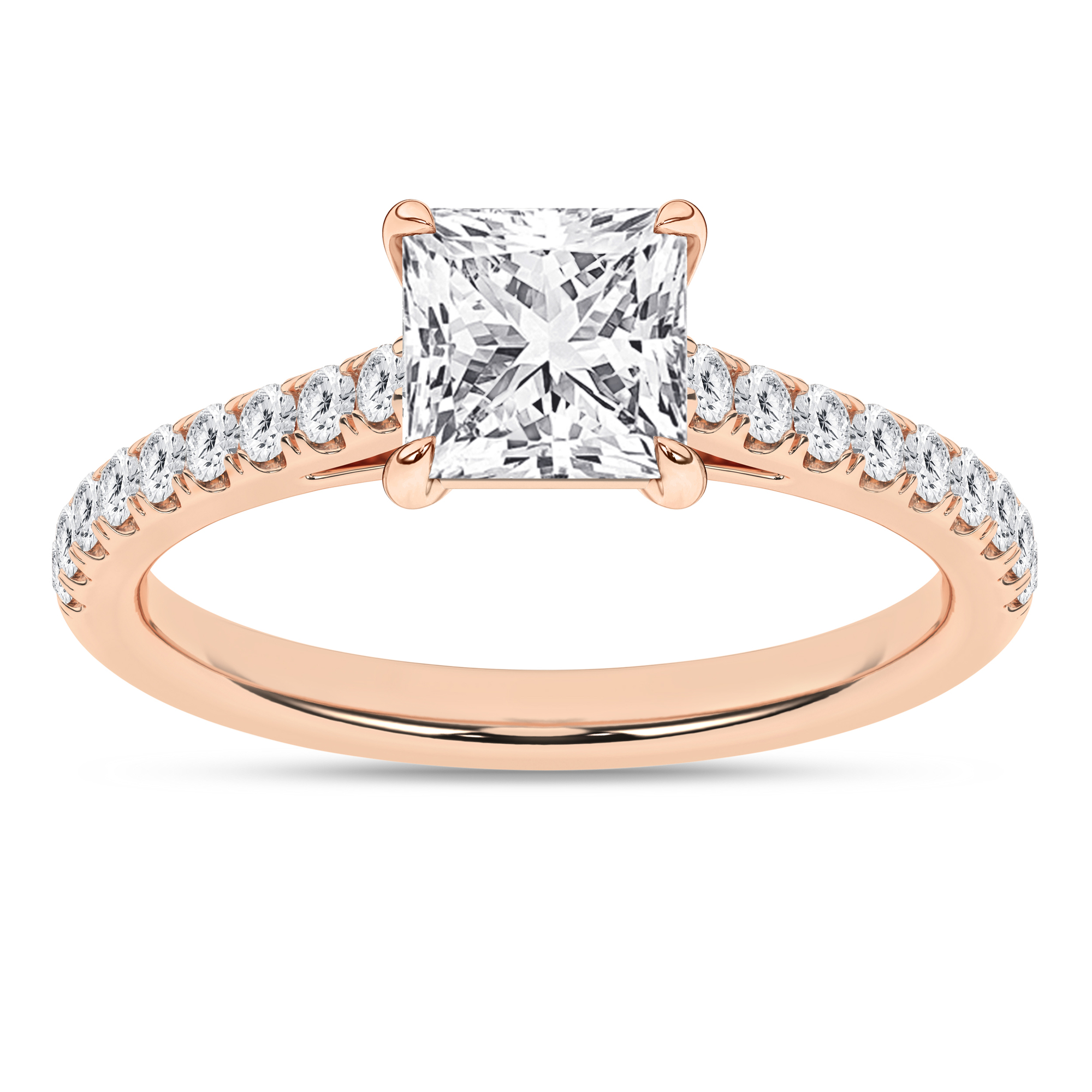 Classic Engagement Ring (Princess)