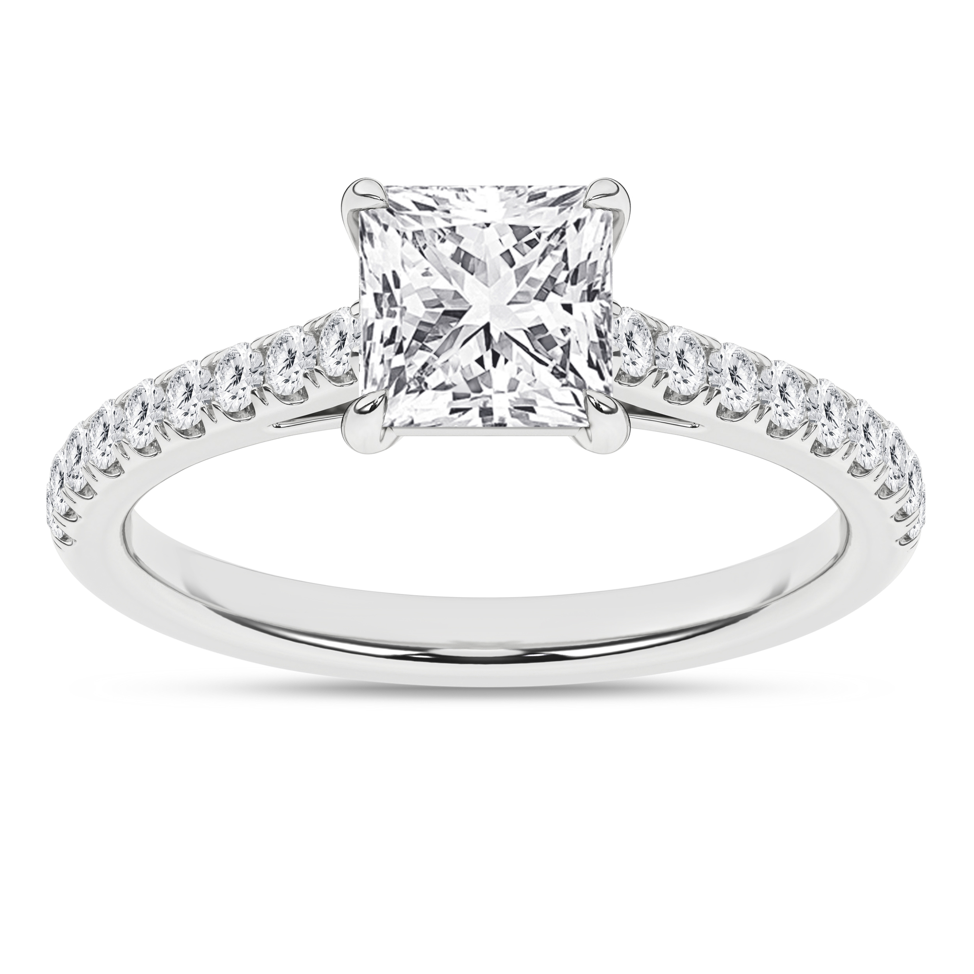 1.75ct. Diamond Classic Eng Ring (Princess)