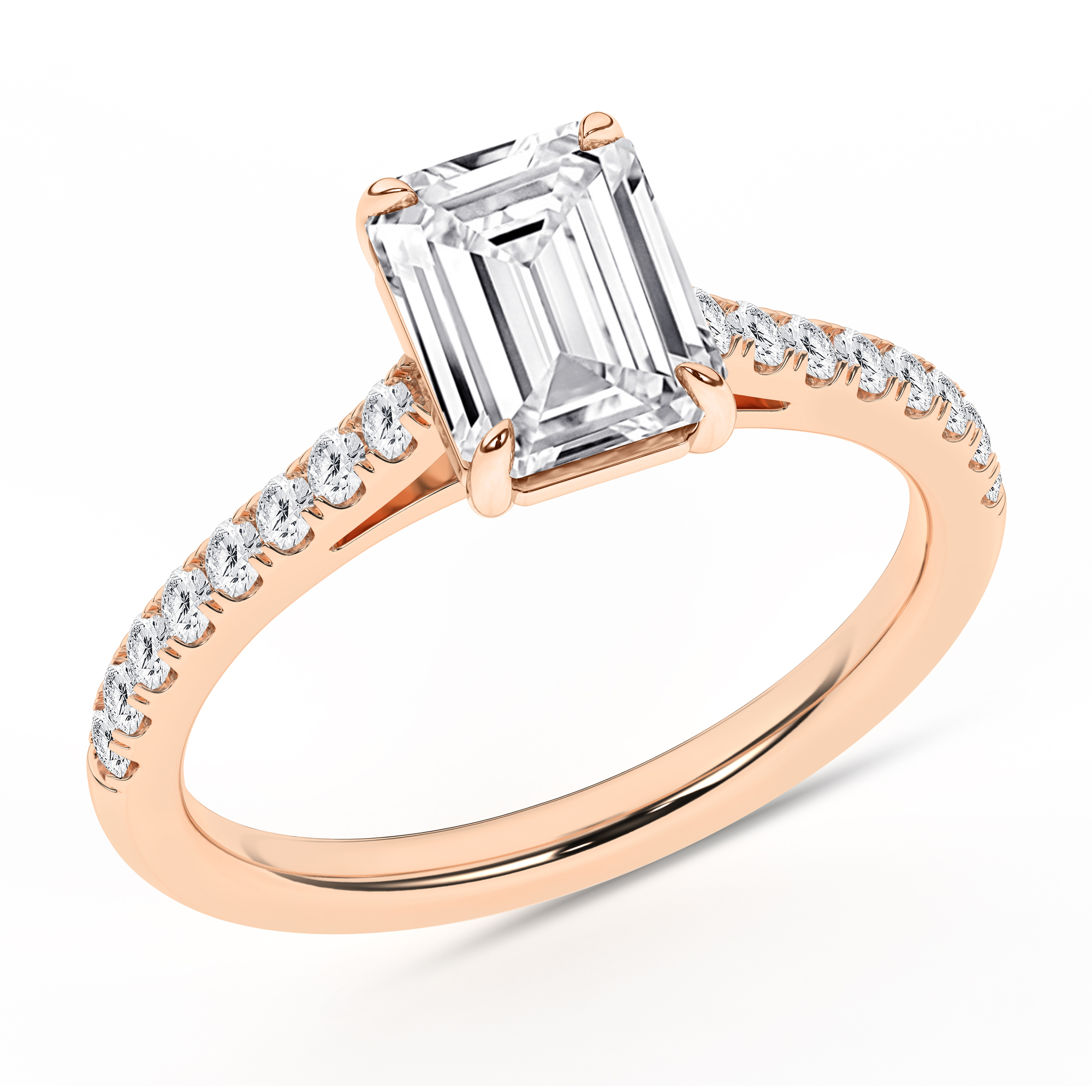 Classic Engagement Ring (Emerald)