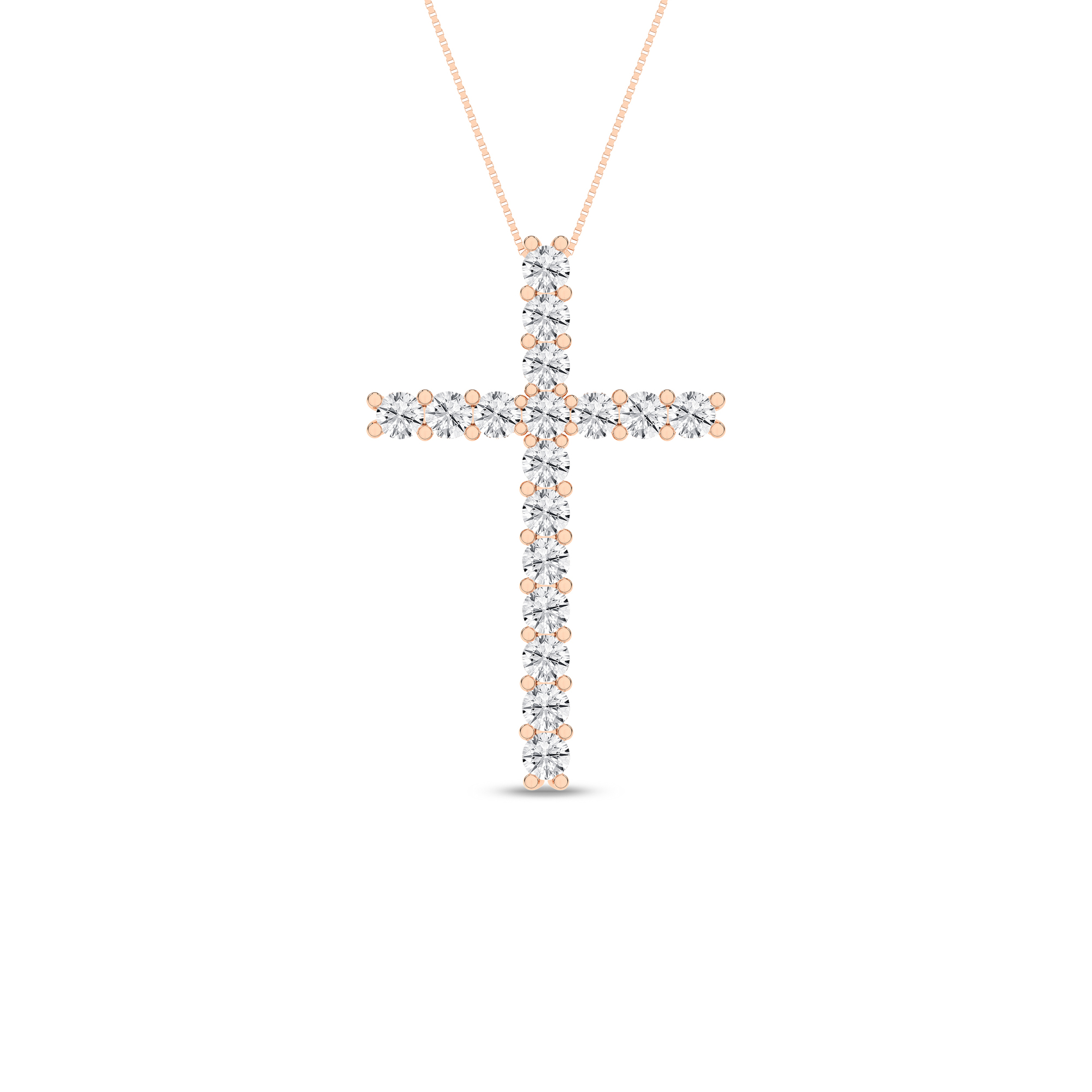 0.5ct. Diamond Cross Pendant